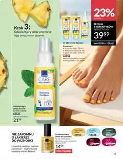 Pogląd oferty "Avon Katalog 6 2026" - ważna od 01.06.2026 | Strona: 161 | Produkty: Mięta, Lakier do paznokci, Ananas, Spray do stóp