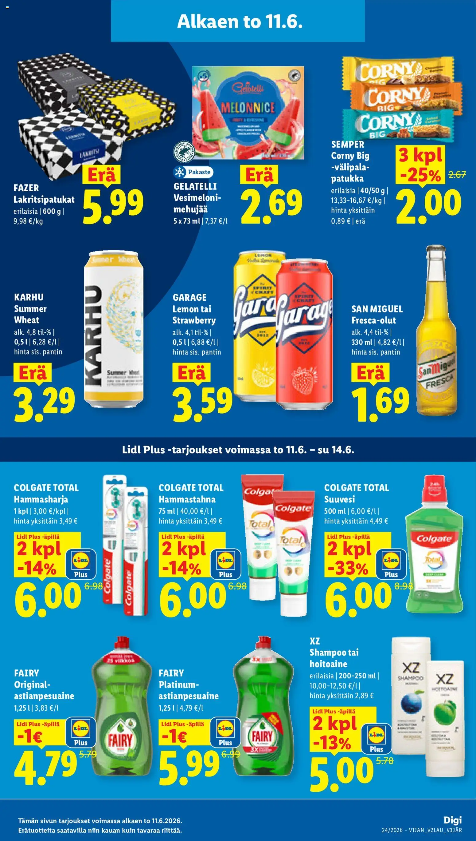 Lidl tarjoukset - Helsinki – voimassa 11.06.2026 alkaen | Sivu: 13