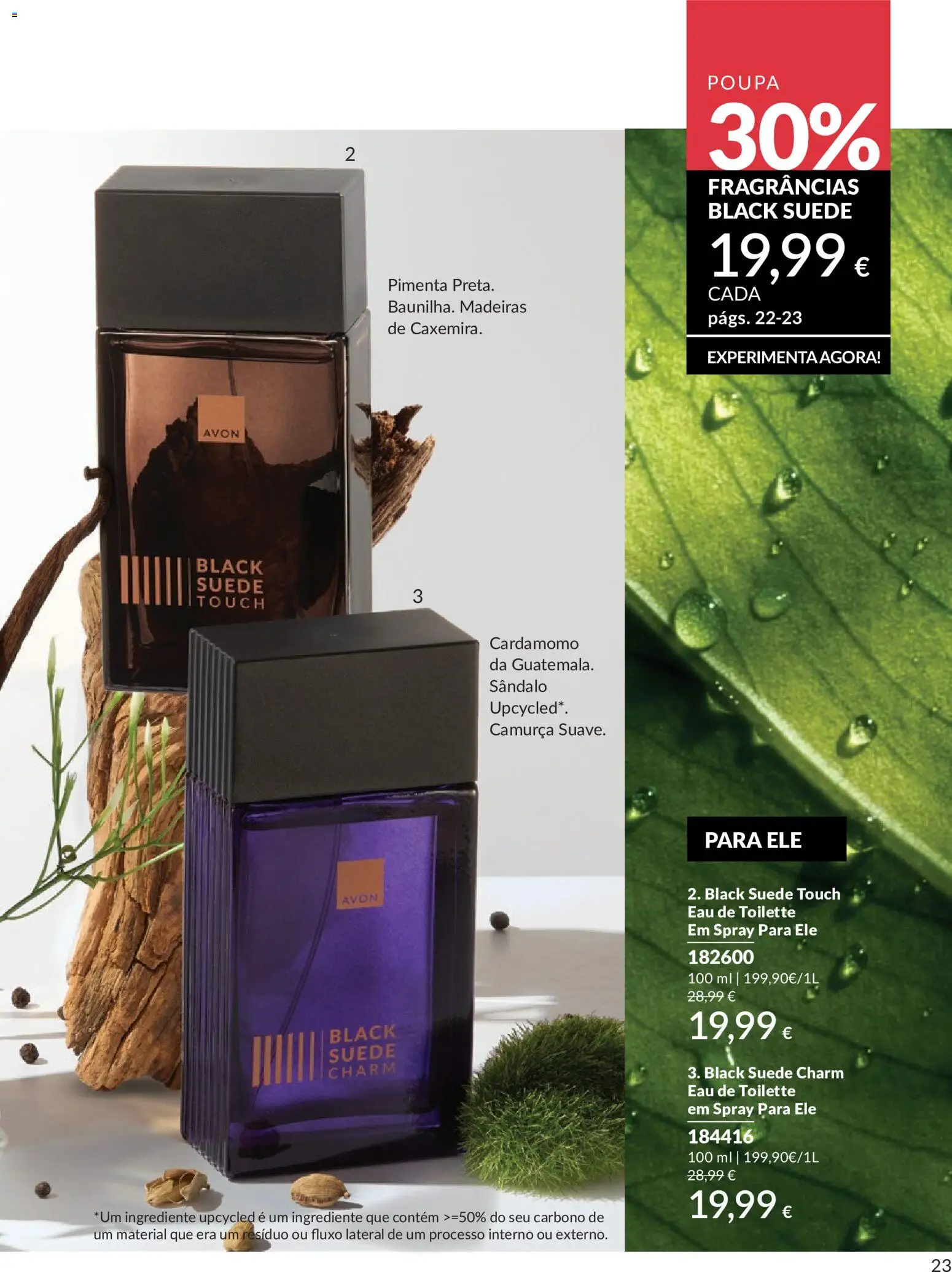 Catálogo Avon Campanha 5 │ válido de 01.05.2026 | Página: 23 | Produtos: Pimenta, Eau de toilette, Madeiras