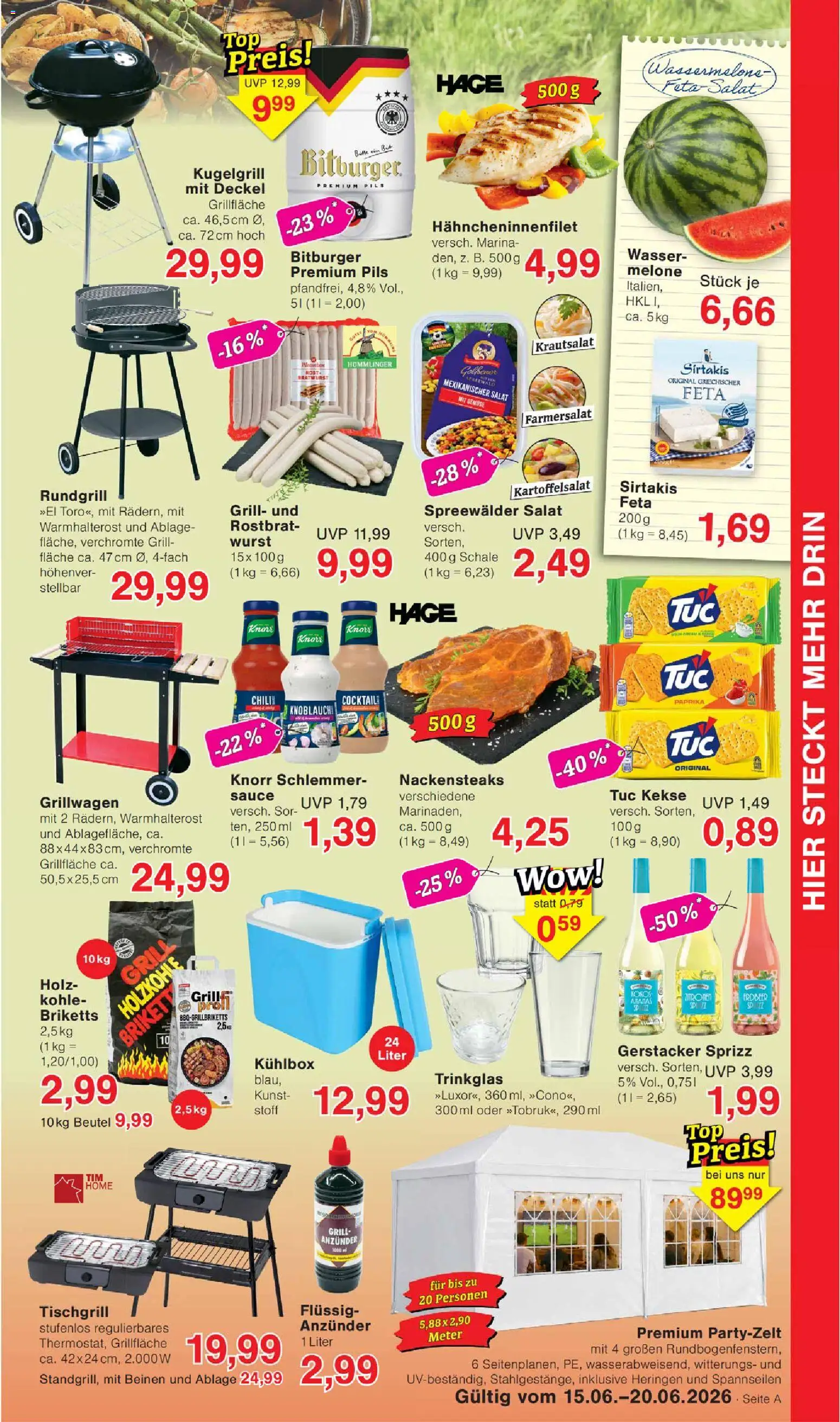 Wiglo Wunderland Prospekt – gültig ab 15.06.2026 | Seite: 5 | Produkte: Bratwurst, Chili, Wassermelone, Salat