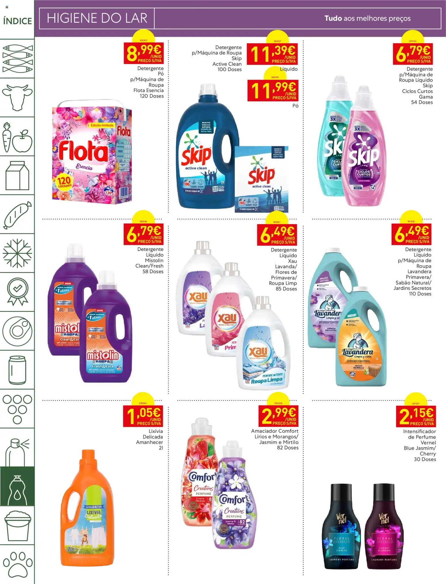 Recheio Folheto Madeira │ válido de 26.05.2026 | Página: 36 | Produtos: Flores, Perfume, Sabão, Detergente