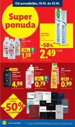 SENSODYNE Pasta za zube, 75 ml - Pregled kataloga iz trgovine Lidl, vrijedi od 19.10.2026 | Stranica: 28