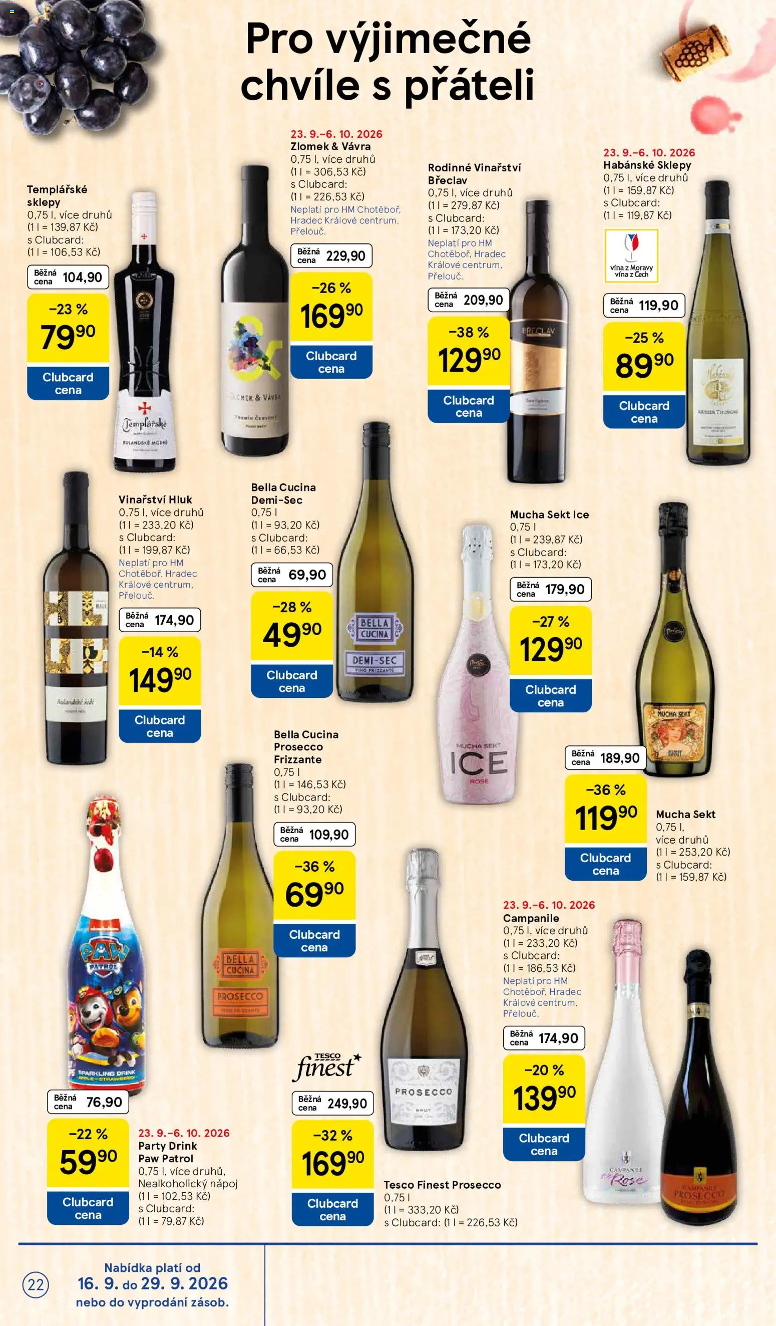 Tesco leták - Hypermarket od 23.09.2026 | Strana: 22