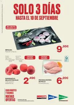 Vista previa Hipercor Solo 3 días válido desde el 08/09/2026