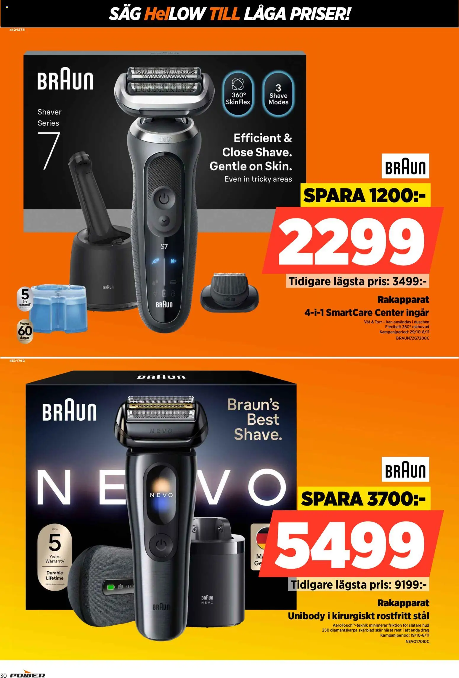 Power reklamblad aktuell från 26/10/2026 | Sida: 30 | Produkter: Rakapparat, Såg