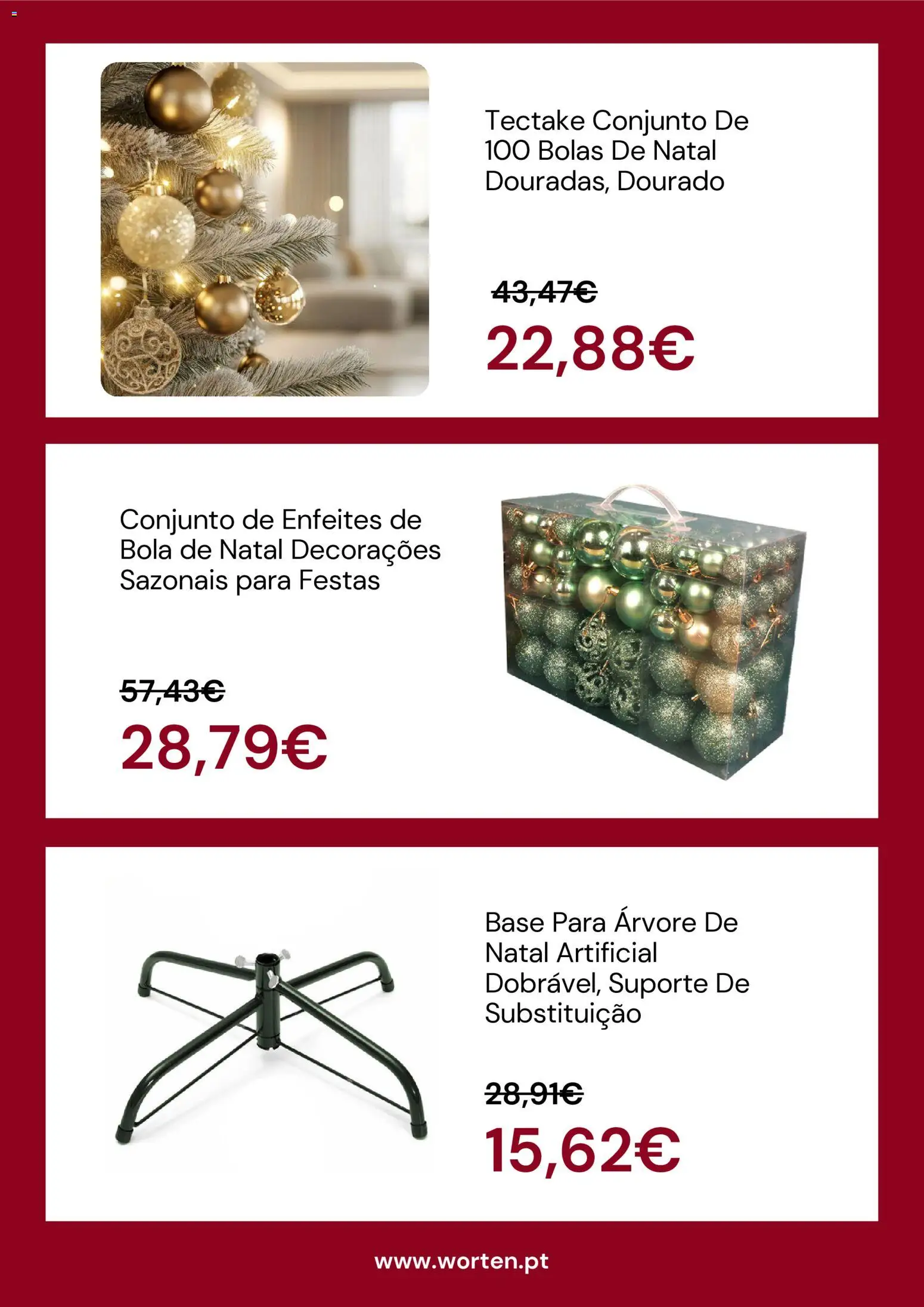 Worten Promoções │ válido de 26/10/2026 | Página: 4 | Produtos: Árvore de natal, Base