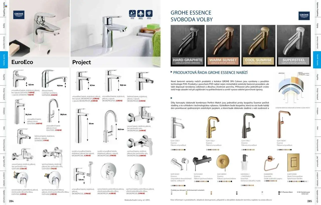 Siko koupelny katalog Koupelny 2025/2026 od 14.10.2025 | Strana: 143 | Produkty: Osvětlení, Essence, Wc, Baterie
