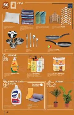 Pré-visualização Auchan folheto Preços redondos válido de 07/10/2026 | Página: 6 | Produtos: Detergente, Almofada, Manteiga, Vitamina c