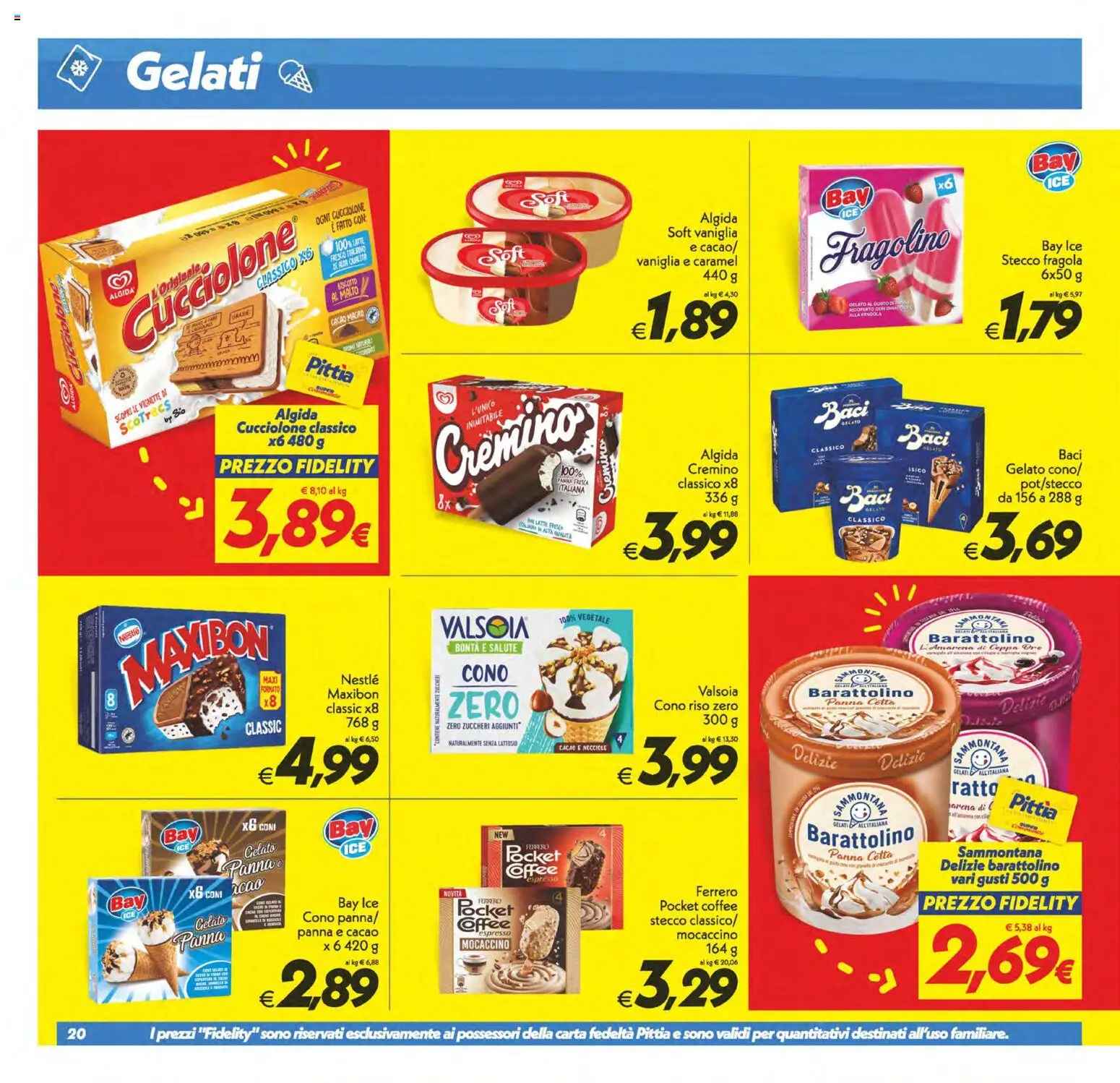 Volantino SuperConveniente del 25/09/2026 | Pagina: 20 | Prodotti: Riso, Panna, Latte, Nocciole