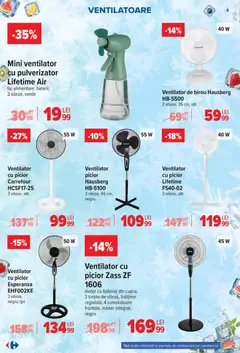 Ofertele Carrefour valabile de la 17.06.2026 | Pagină: 4 | Produse: Çikolatalı gofret, Ventilator, Mâner