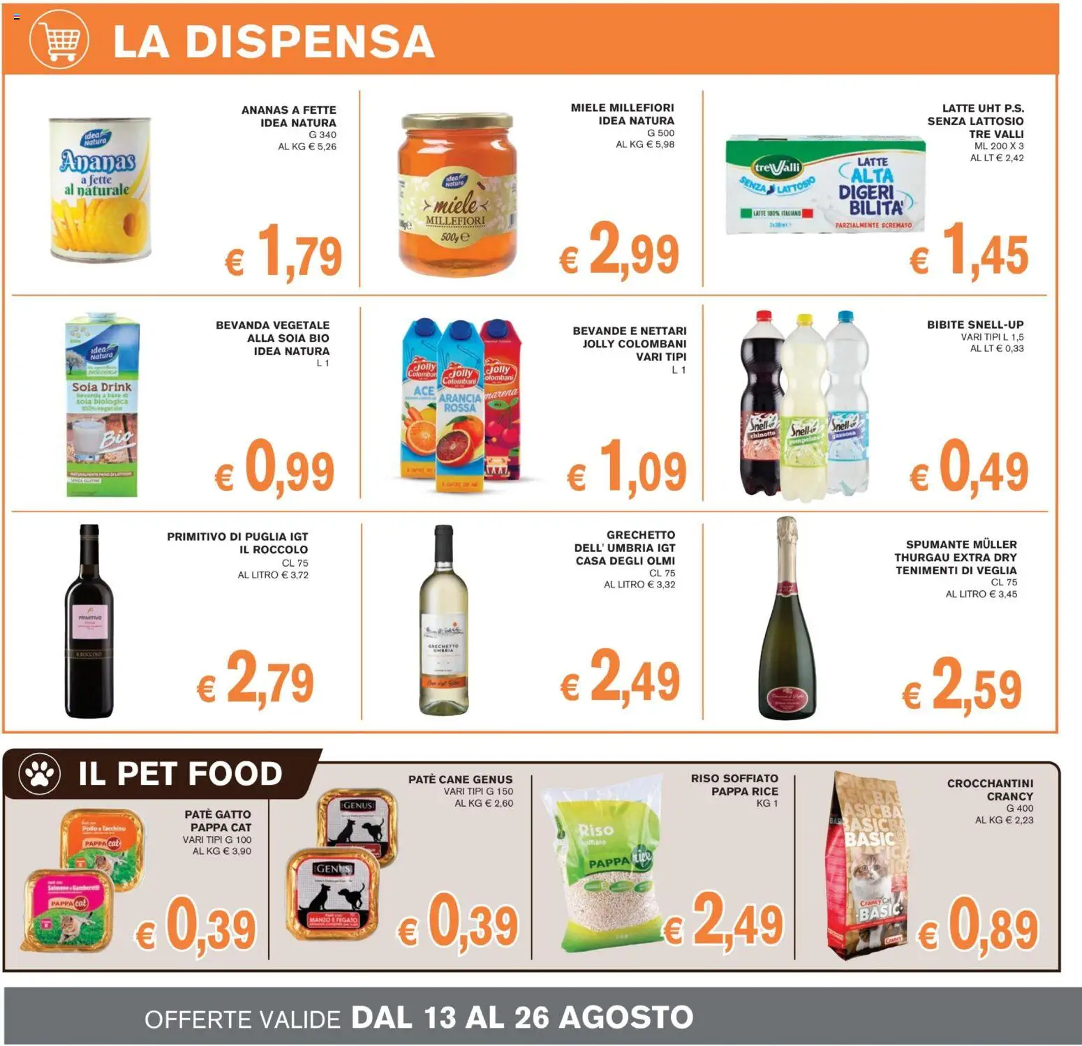 Volantino Coal del 13/08/2026 | Pagina: 10 | Prodotti: Chinotto, Ananas, Spumante, Bibite