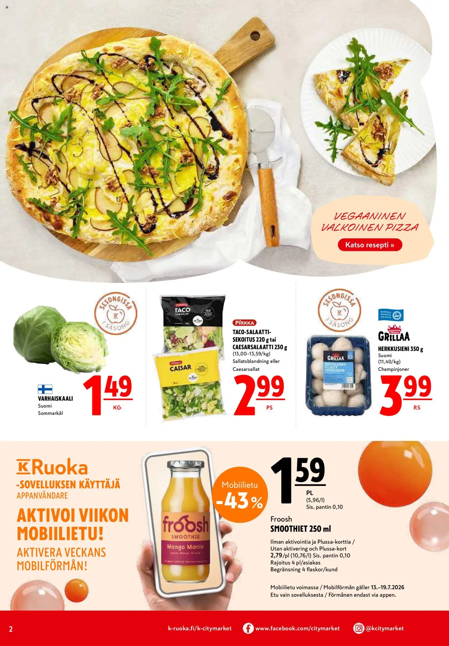 K-Citymarket tarjoukset – voimassa 16/07/2026 alkaen | Sivu: 2