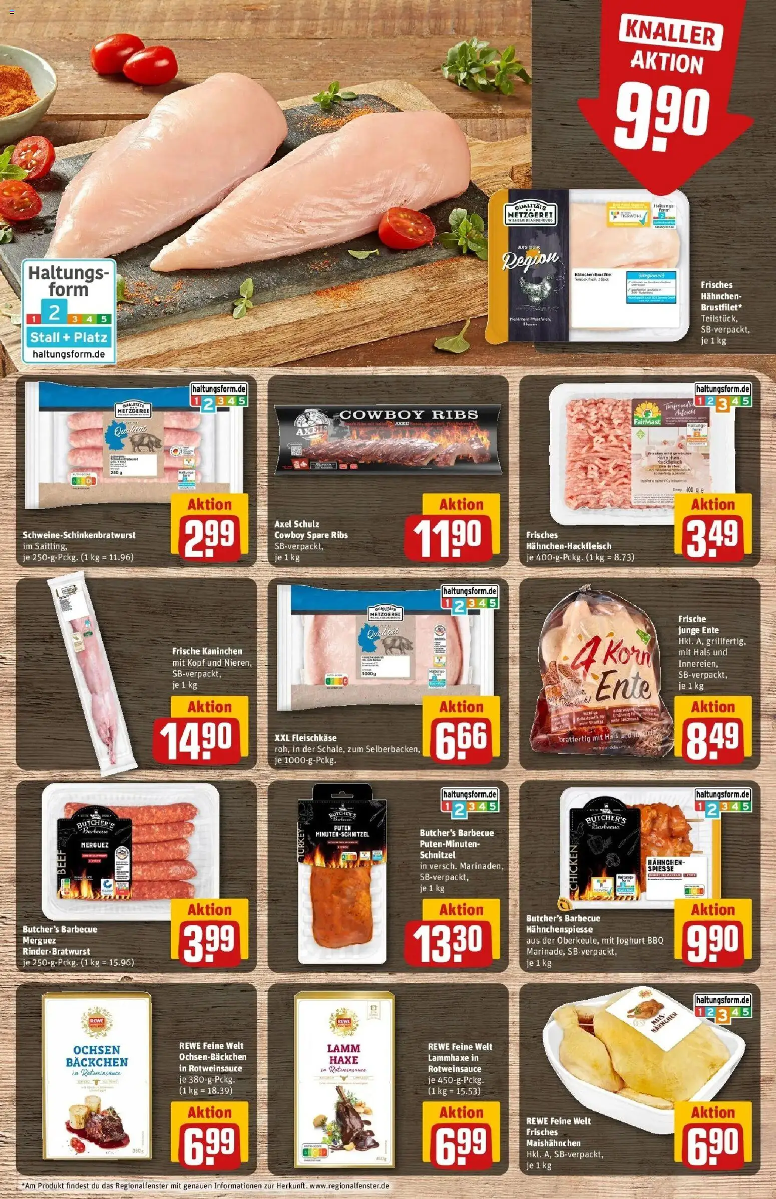 Rewe Prospekt Bergneustadt – gültig ab 17.05.2026 | Seite: 12 | Produkte: Hahnchen, Spare ribs, Spieße, Ente