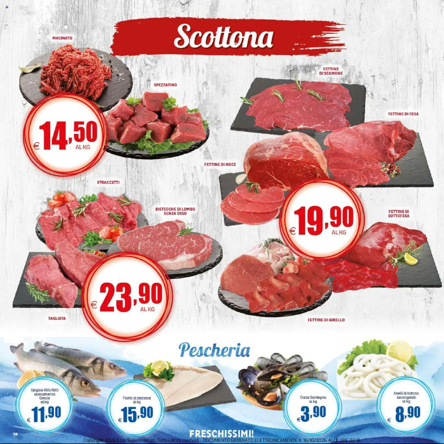 Volantino Elite Supermercati del 16/10/2026 | Pagina: 18