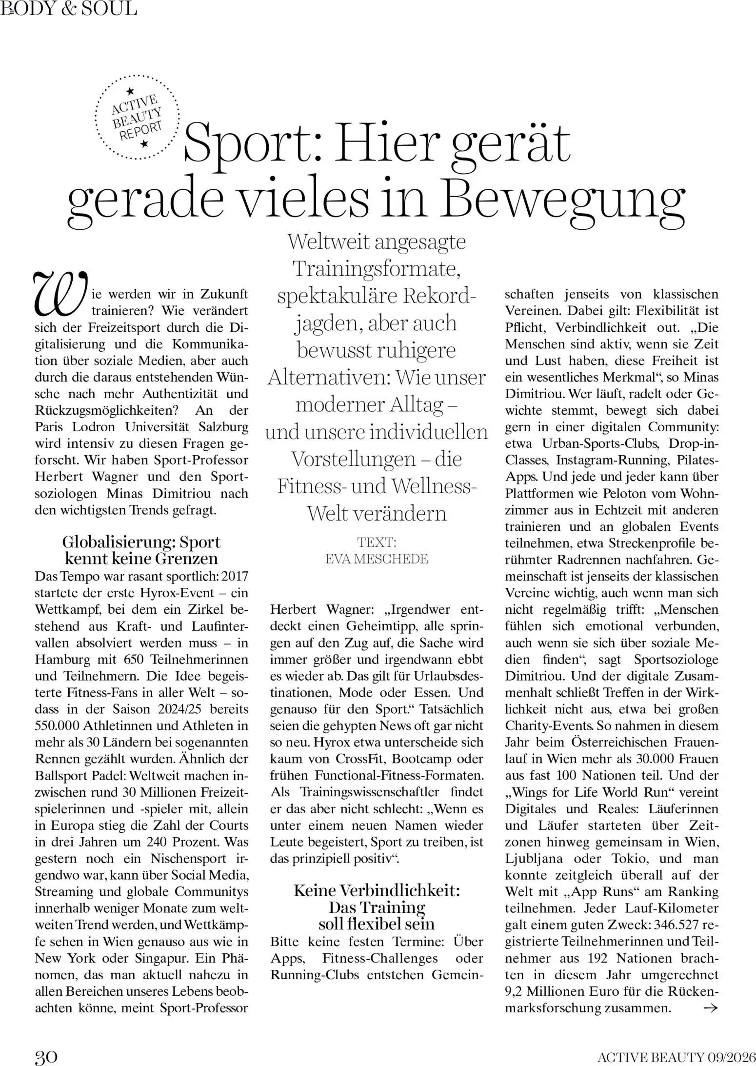 dm drogerie markt Active Beauty Magazin 09/2026 gültig ab 01.09.2026 | Seite: 30