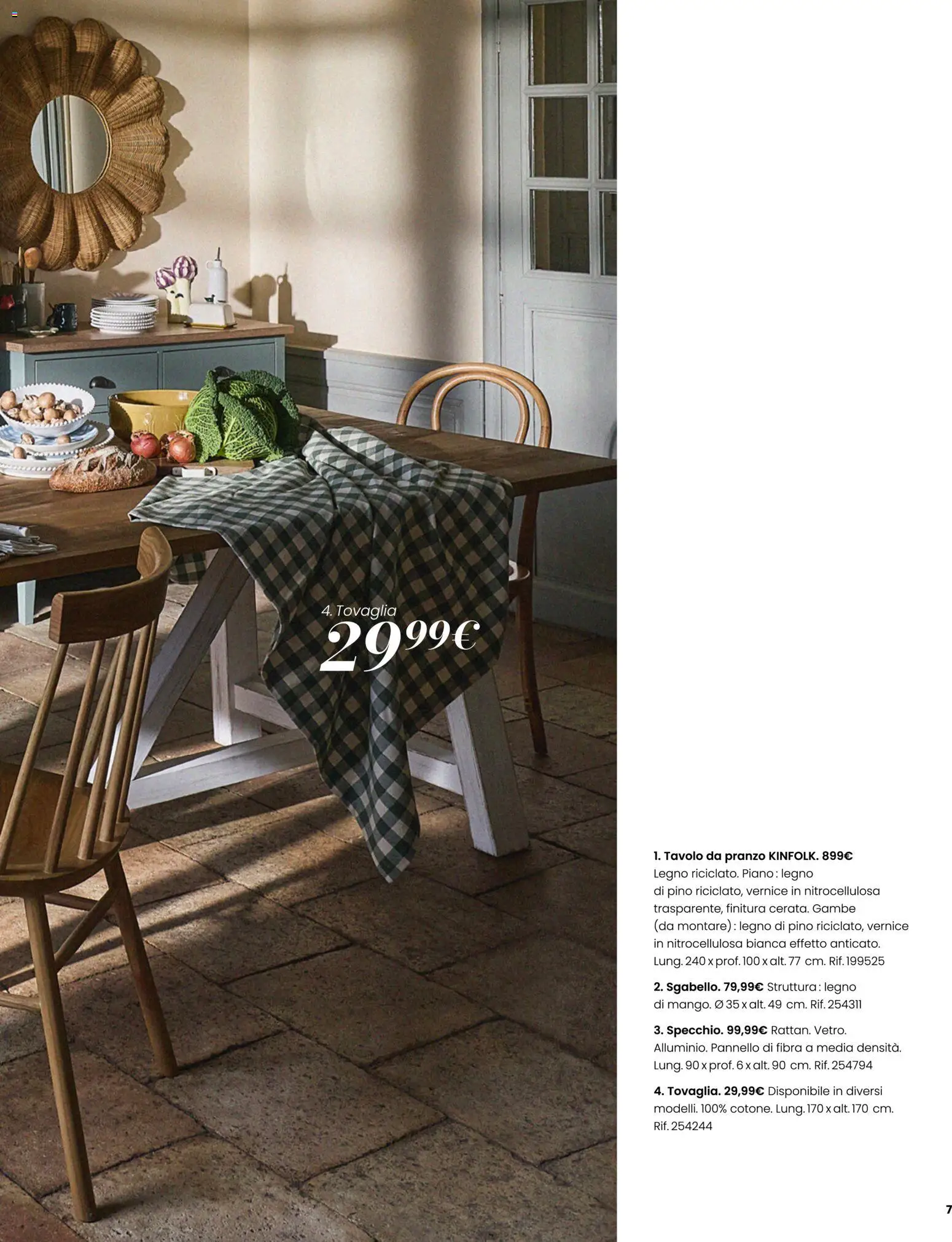 Volantino Maisons du Monde del 23/09/2026 | Pagina: 7 | Prodotti: Tavolo, Tovaglia