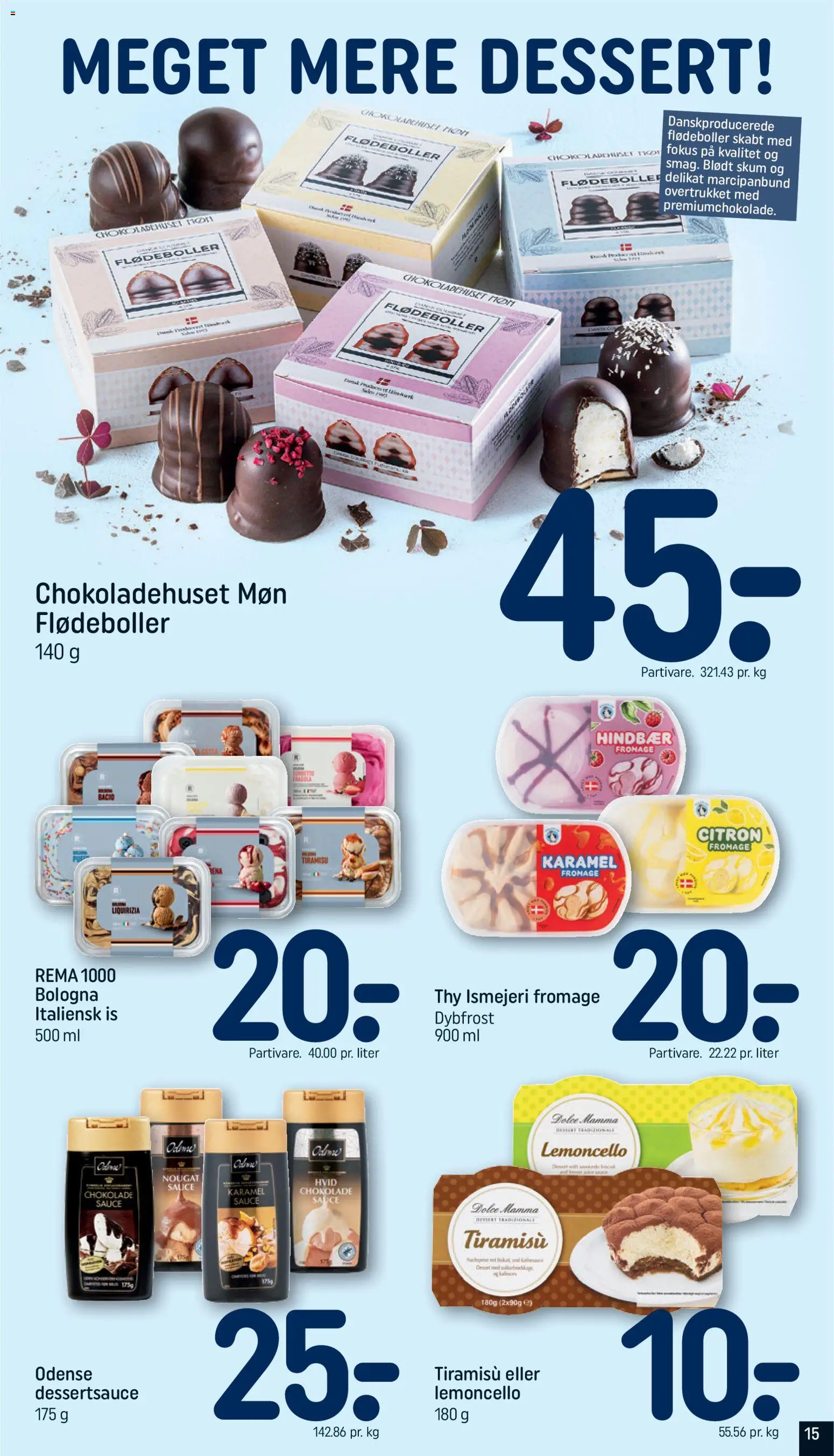 Rema 1000 tilbudsavis – gyldig fra 31.05.2026 | Side: 15 | Produkter: Chokolade, Flødeboller, Hindbær, Nougat