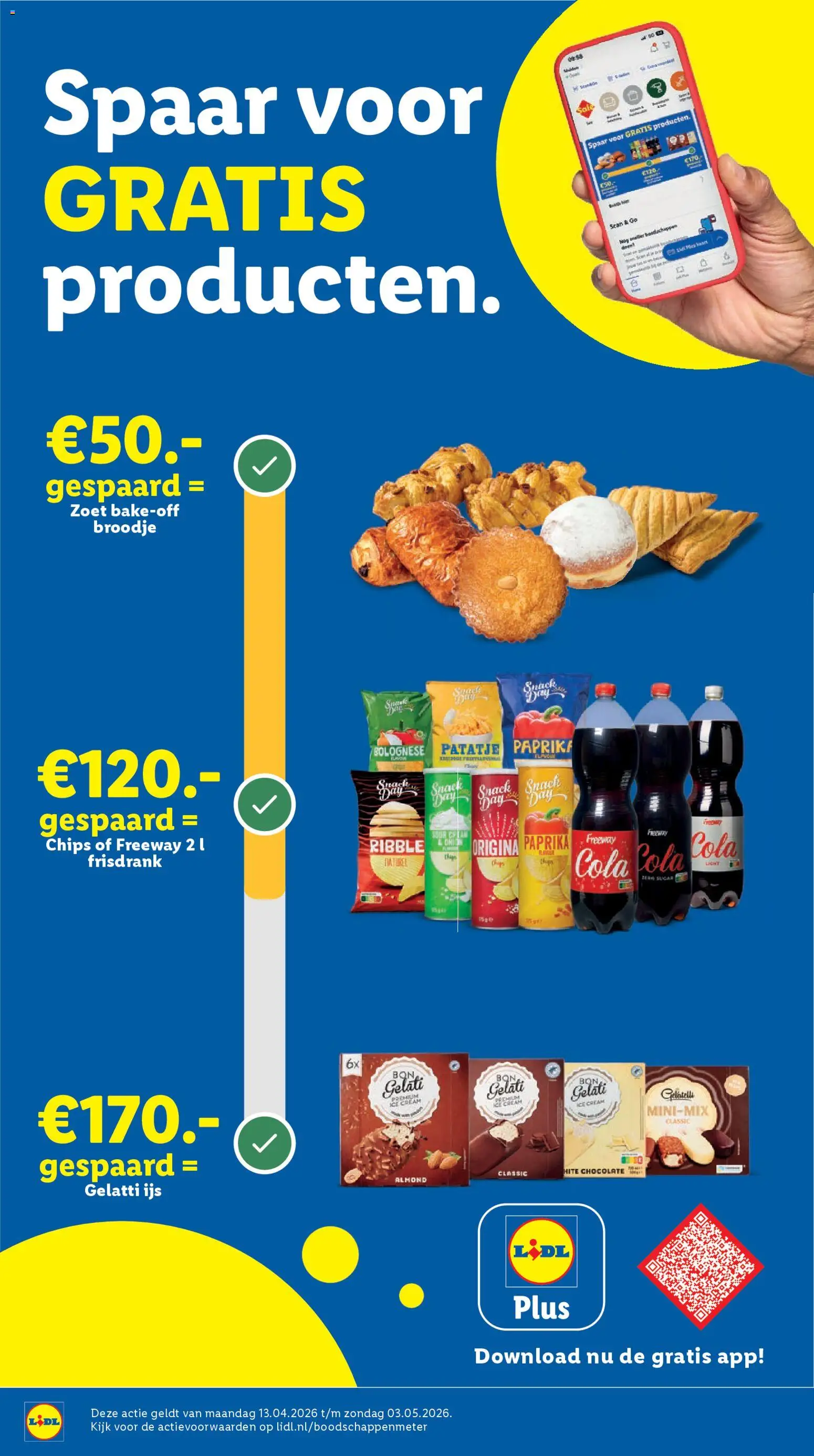 {H1} | Pagina: 23 | Producten: Chips, Frisdrank, Kész piskótalap, Broodje