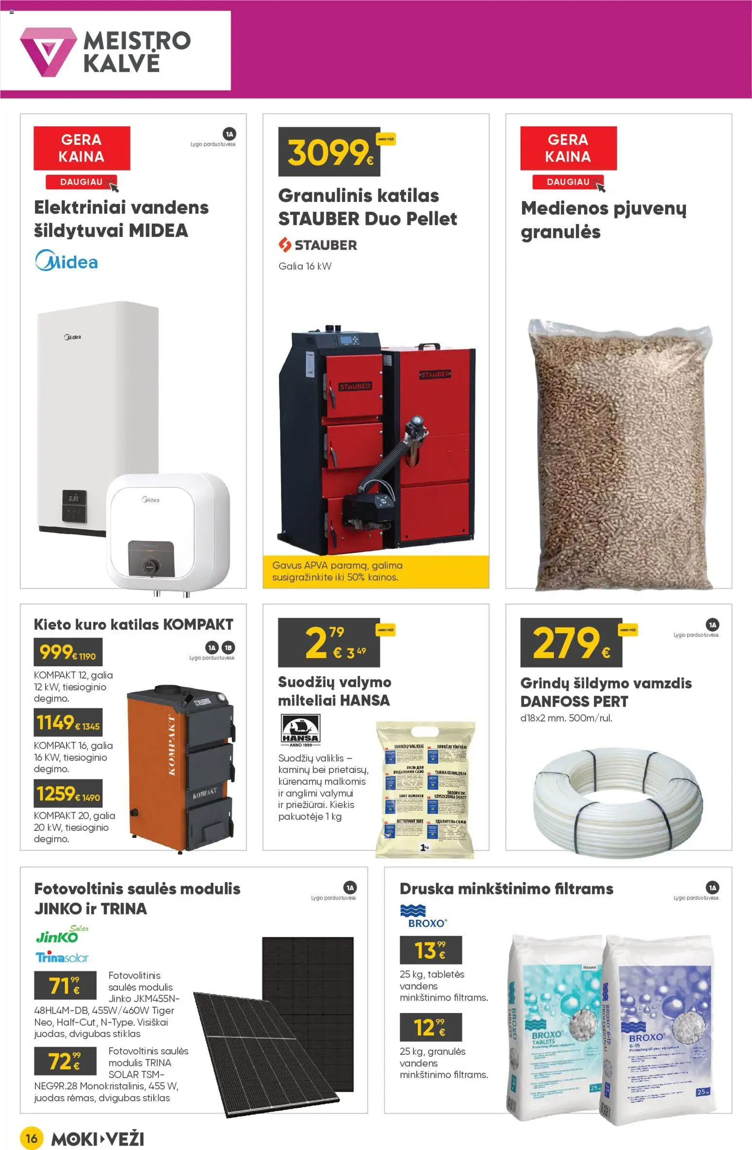 MOKI VEŽI akcijos nuo 05.03.2026 | Puslapis: 16 | Prekių: Druska