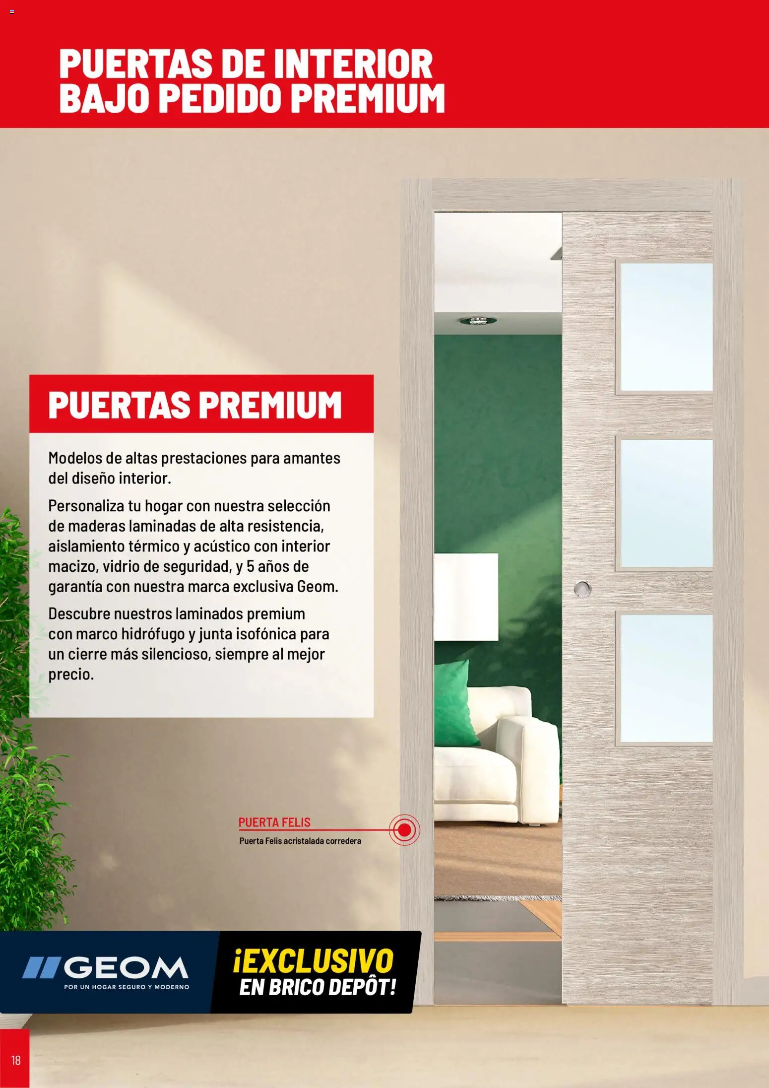 Brico Depôt Puertas y Ventanas │ válido desde el 07/10/2026 | Página: 18 | Productos: Marco, Puertas
