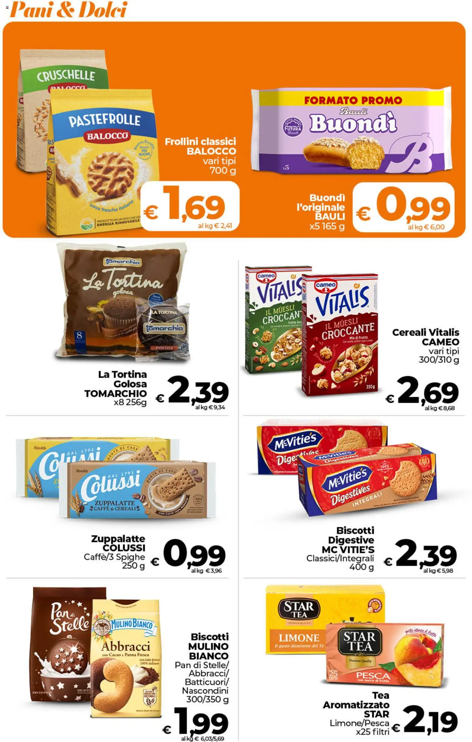 Volantino Ipercoop del 29.05.2026 | Pagina: 38 | Prodotti: Muesli, Caffè, Tè, Pesca