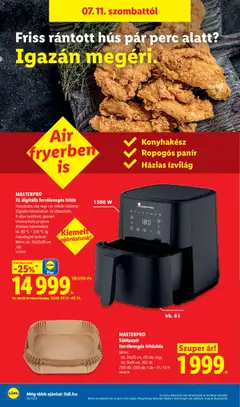 MASTERPRO Sütőpapír forrólevegős fritőzöhöz, Méretek:, - kb. 20x20 cm, 120 db, vagy, - kb. 16x16 cm, 200 db, /120 db; /200 db; 1 db = 17 / 10 Ft, 484629 - amely érvényes a következő dátumtól: 2026.07.09. | Oldal: 44