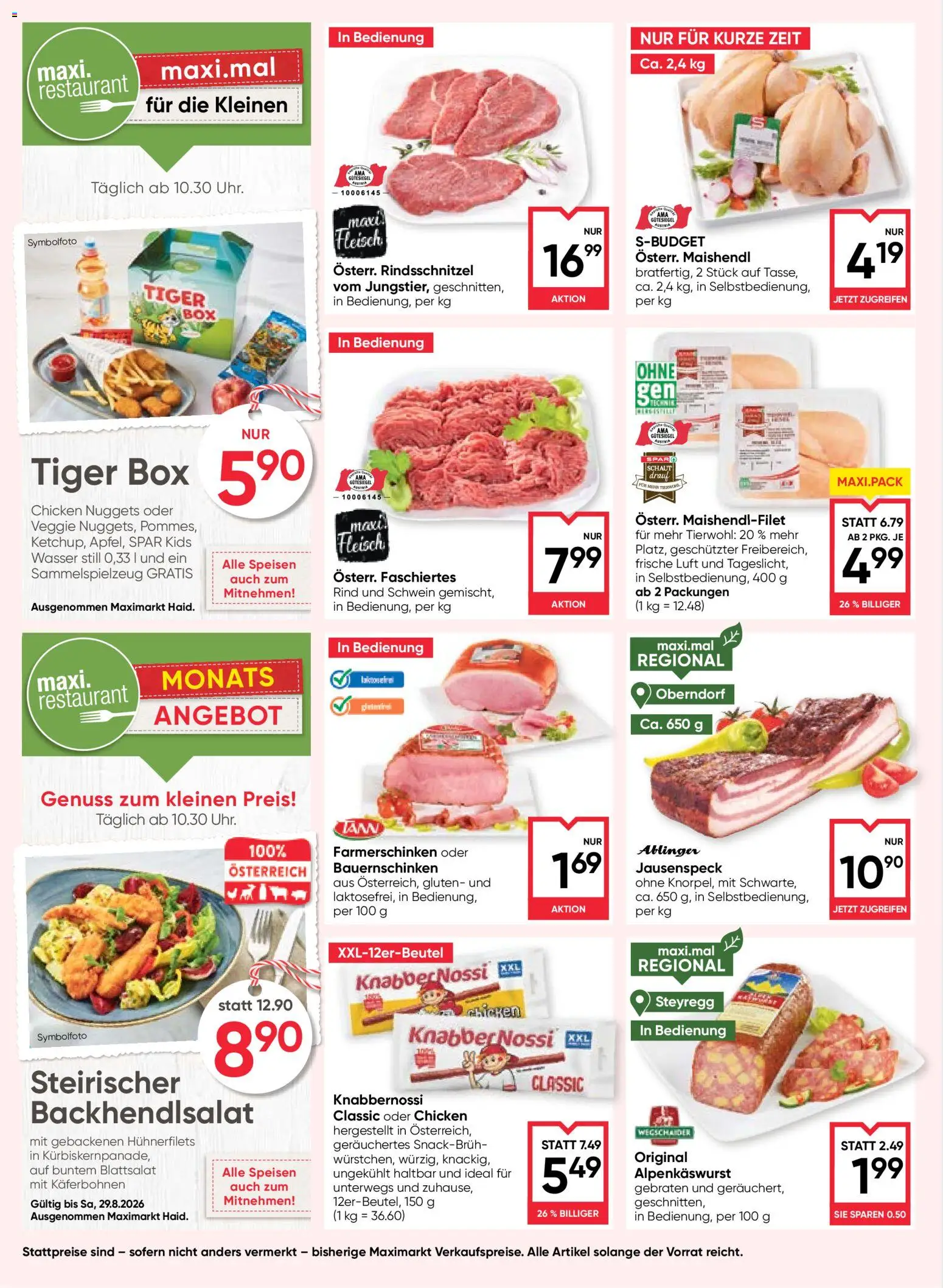 Maximarkt Flugblatt gültig ab 27.08.2026 | Seite: 8 | Produkte: Wasser, Box