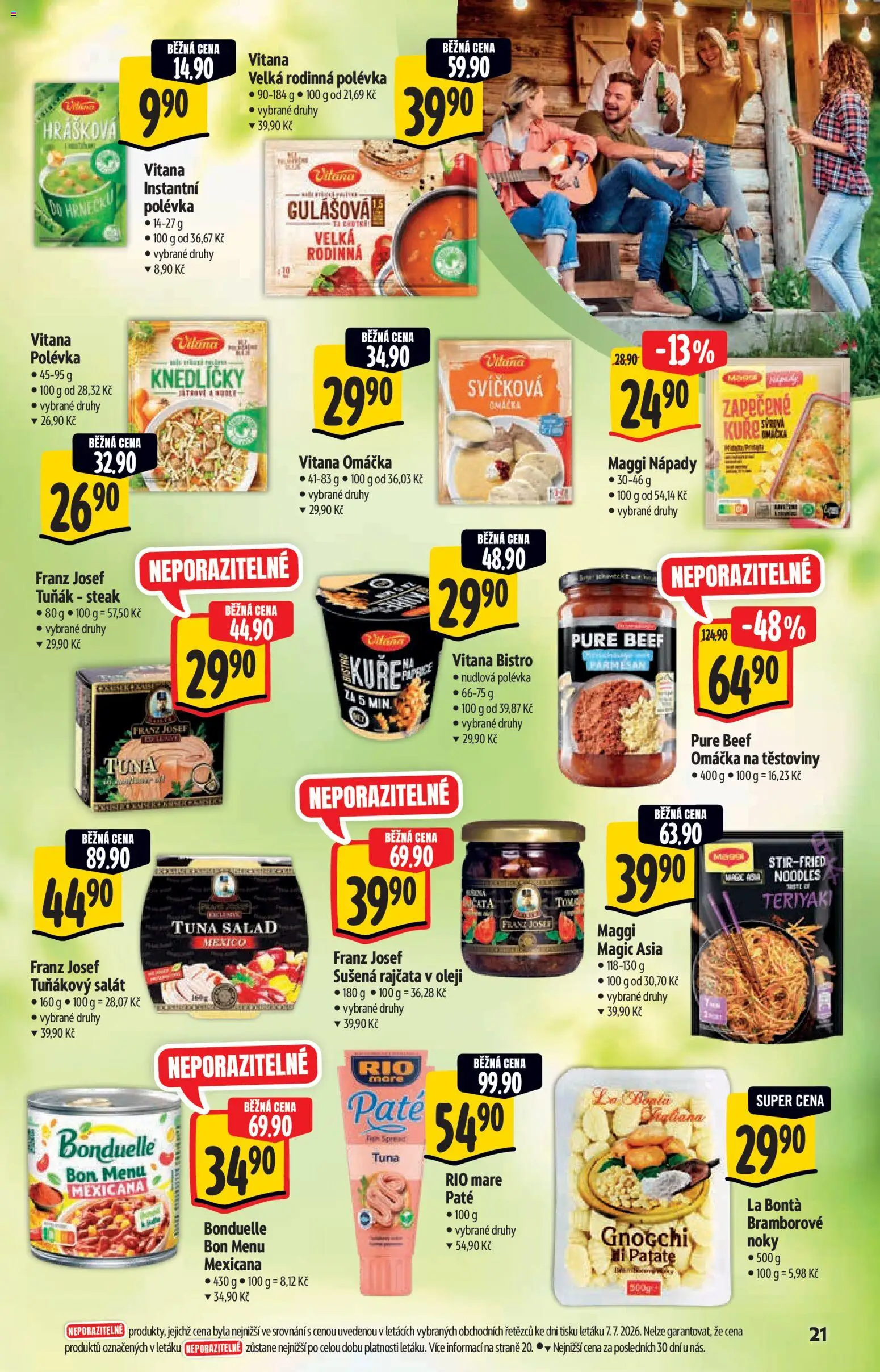 Albert katalog - Hypermarket od 15.07.2026 | Strana: 21 | Produkty: Tuňák, Maggi, Noky, Salát