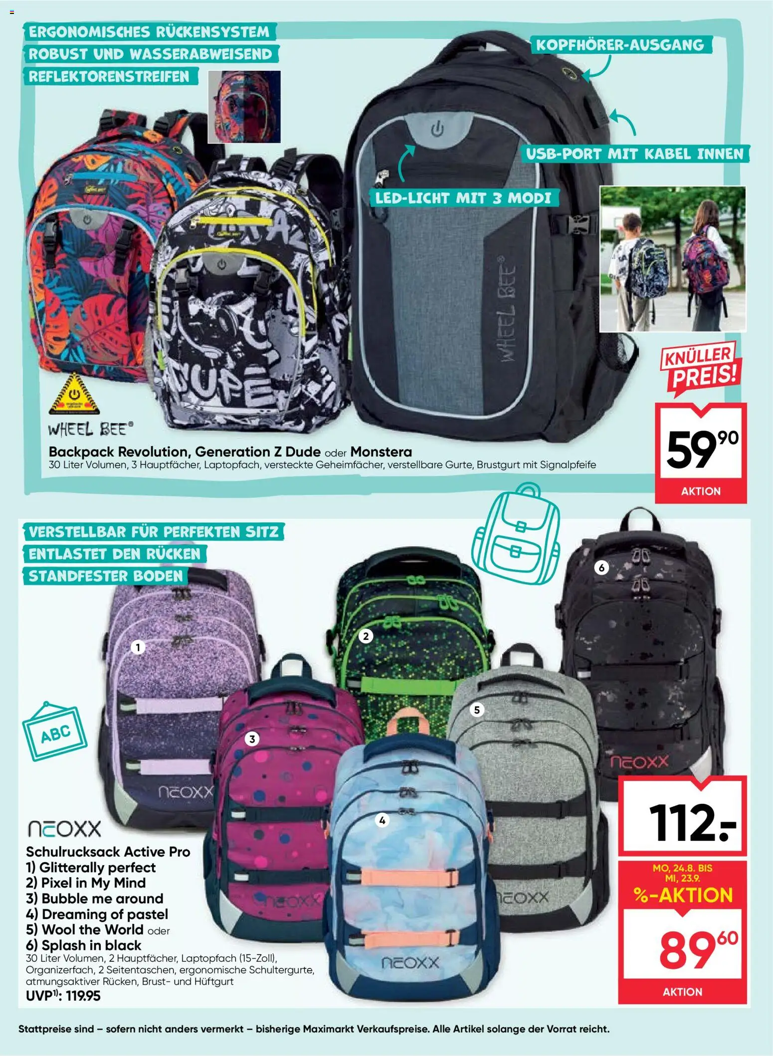 Maximarkt Back To School gültig ab 24.08.2026 | Seite: 6 | Produkte: Kabel