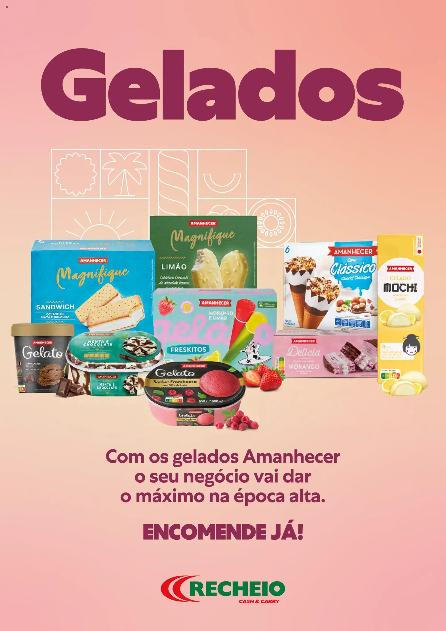 Recheio - Gelados │ válido de 02/12/2025 | Página: 13 | Produtos: Chocolate branco, Mochi, Chocolate, Nata