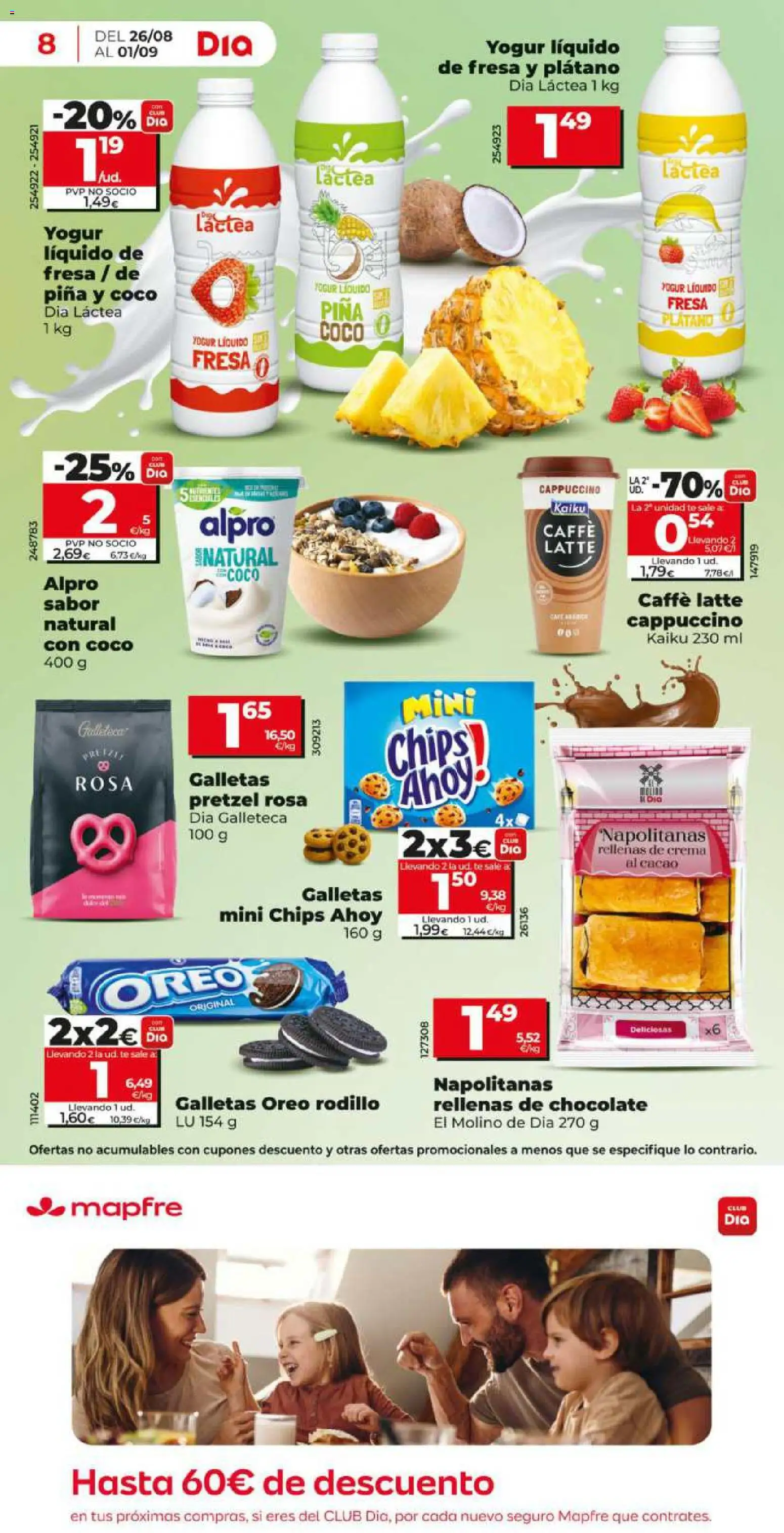 Dia - folleto │ válido desde el 26/08/2026 | Página: 8 | Productos: Oreo, Coco, Crema, Cacao