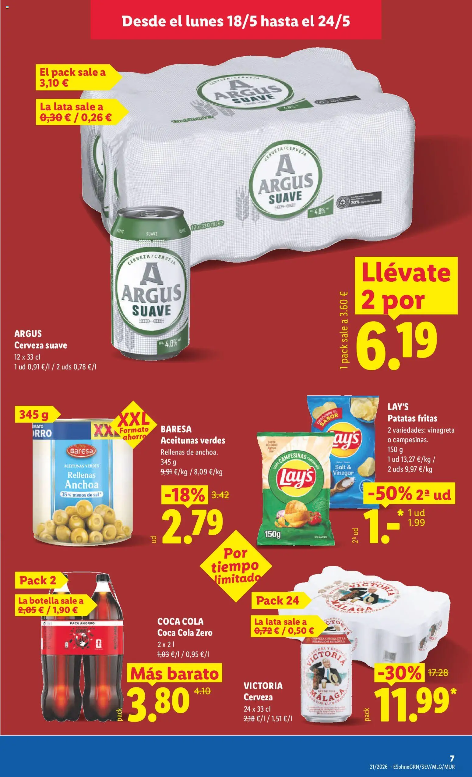 Lidl folleto │ válido desde el 18.05.2026 | Página: 13 | Productos: Cerveza, Anchoa