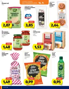 Hofer katalog akcije – veljaven od 09.09.2026 | Stran: 14 | Izdelki: Omaka za testenine, Sir, Testenine, Omaka