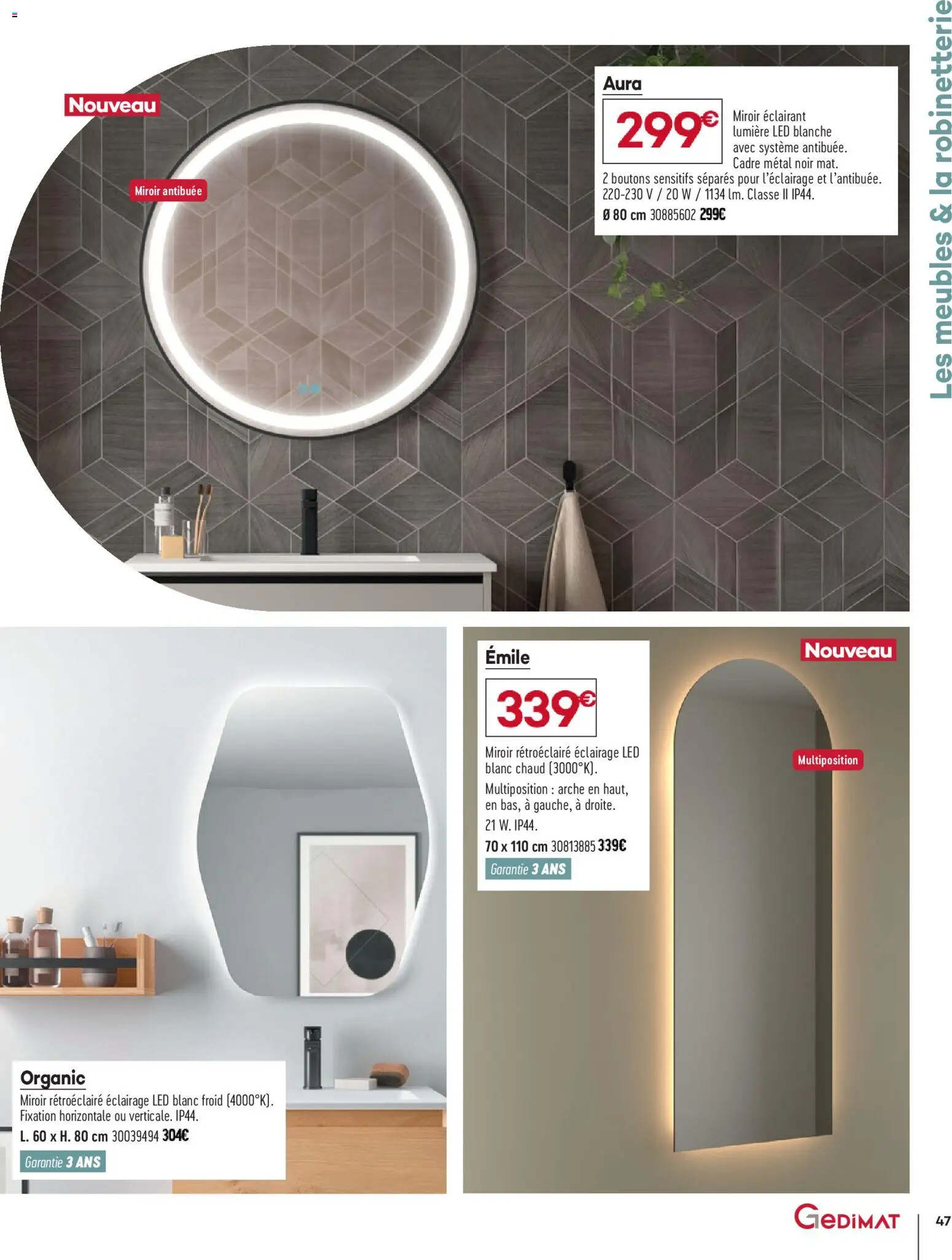 {H1} | Page: 47 | Produits: Miroir, Cadre