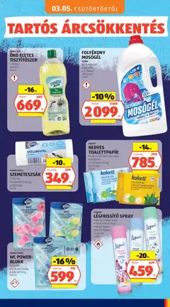 SZEMETESZSÁK, 35 literes, 50 darab/csomag - amely érvényes a következő dátumtól: 03.05.2026 | Oldal: 31