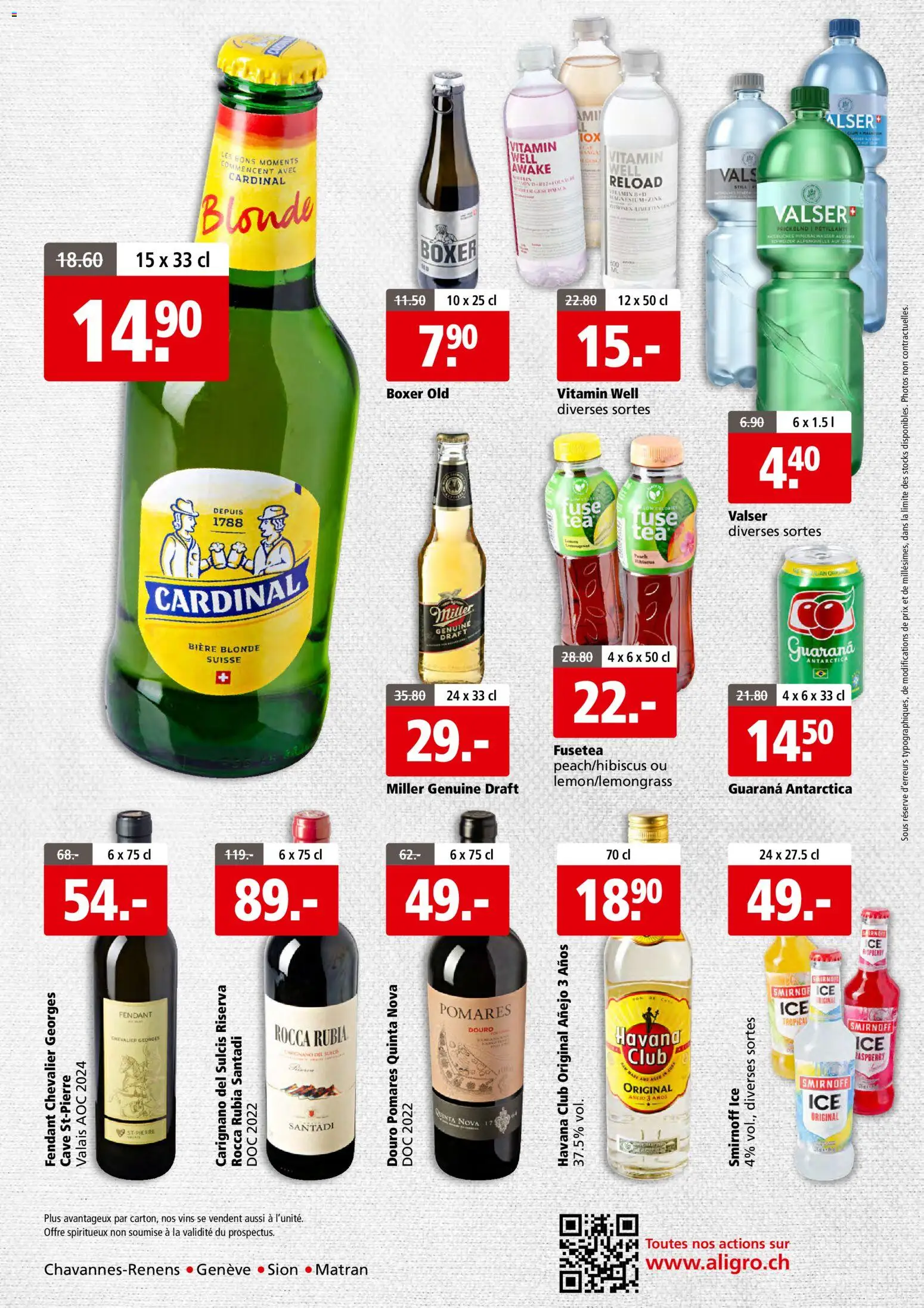 Aligro aktionen Business Chavannes, Matran, Genève, Sion – gültig ab 12.10.2026 | Seite: 4 | Produkte: Boxer