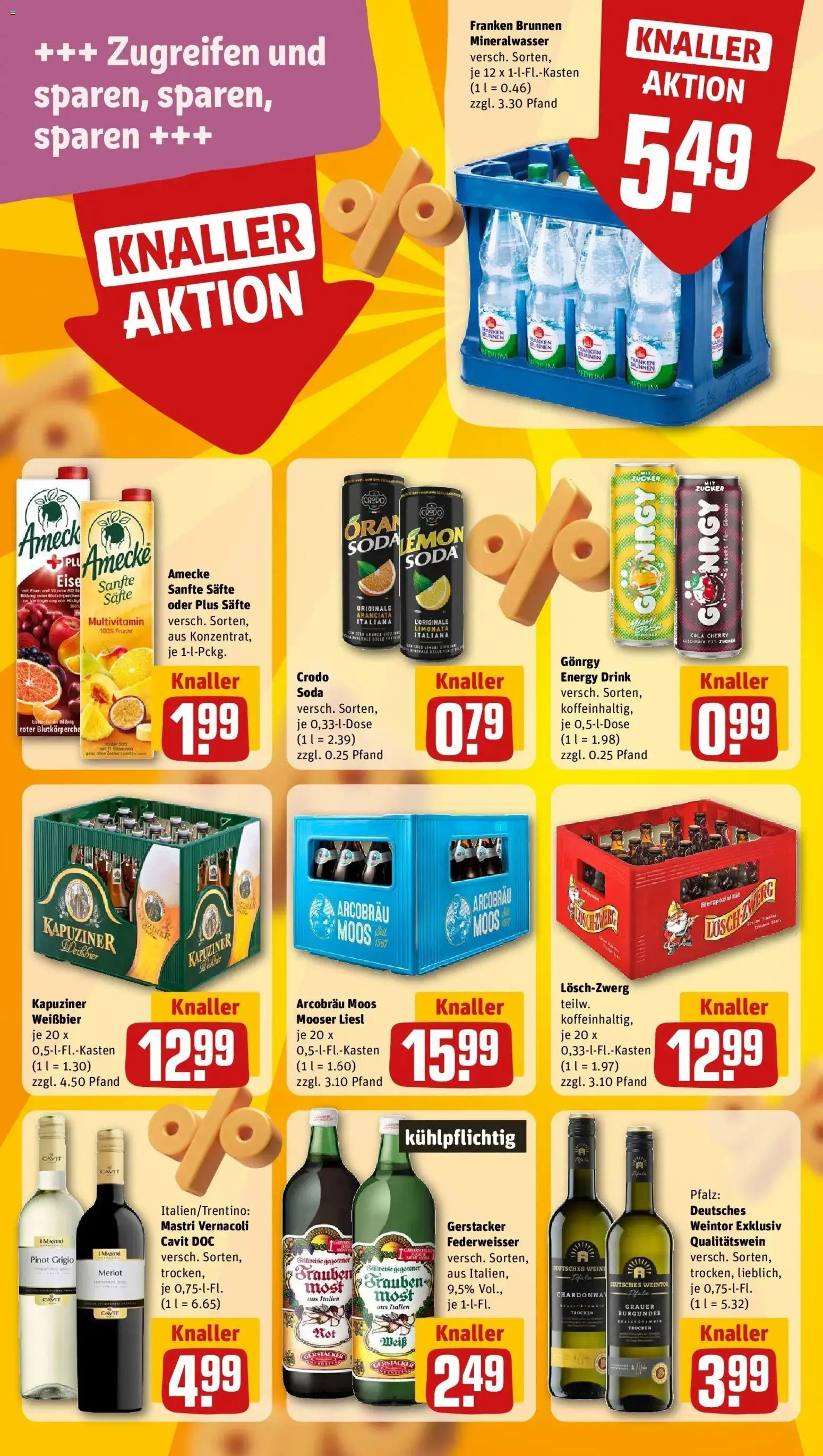 REWE Prospekt ab 31.08.2026 zum Blättern » Angebote | Seite: 19 | Produkte: Met, Cola, Weißbier, Merlot