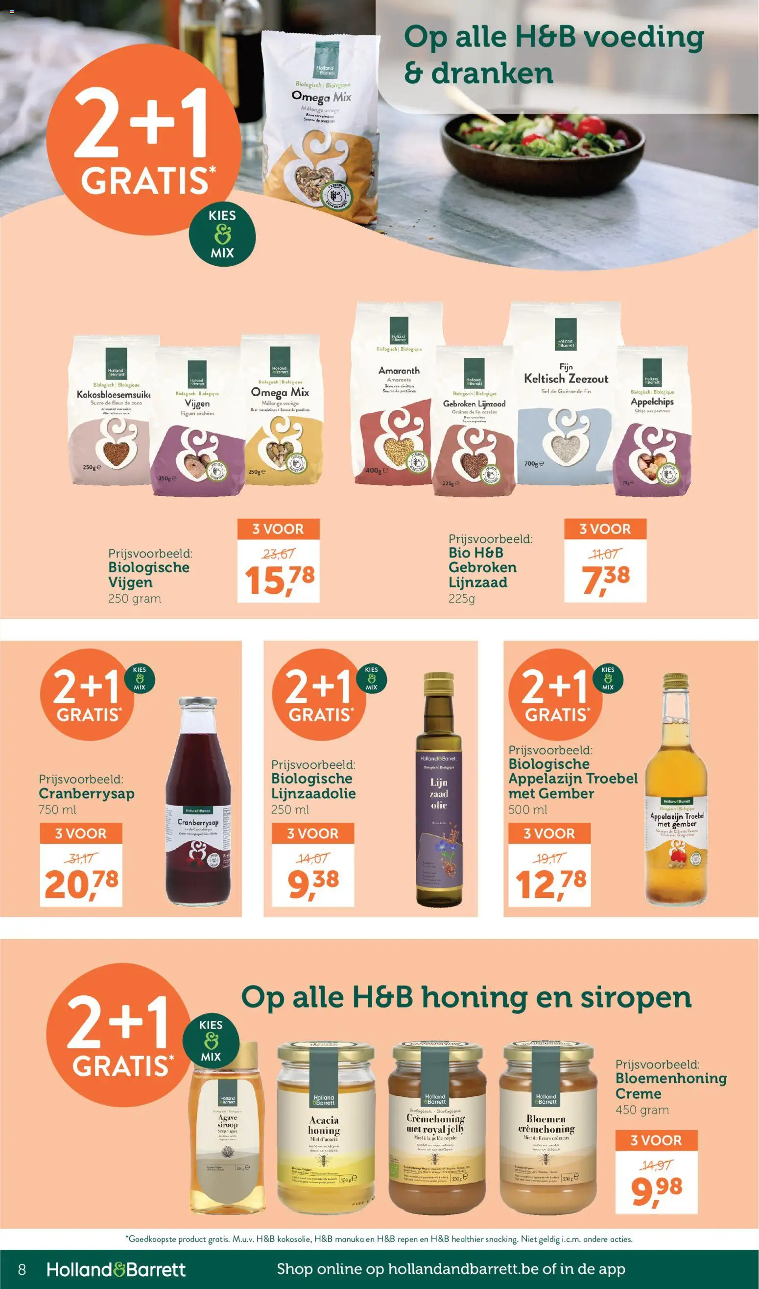 {H1} | Pagina: 8 | Producten: Bloemen, Lijn, Crème, Siroop