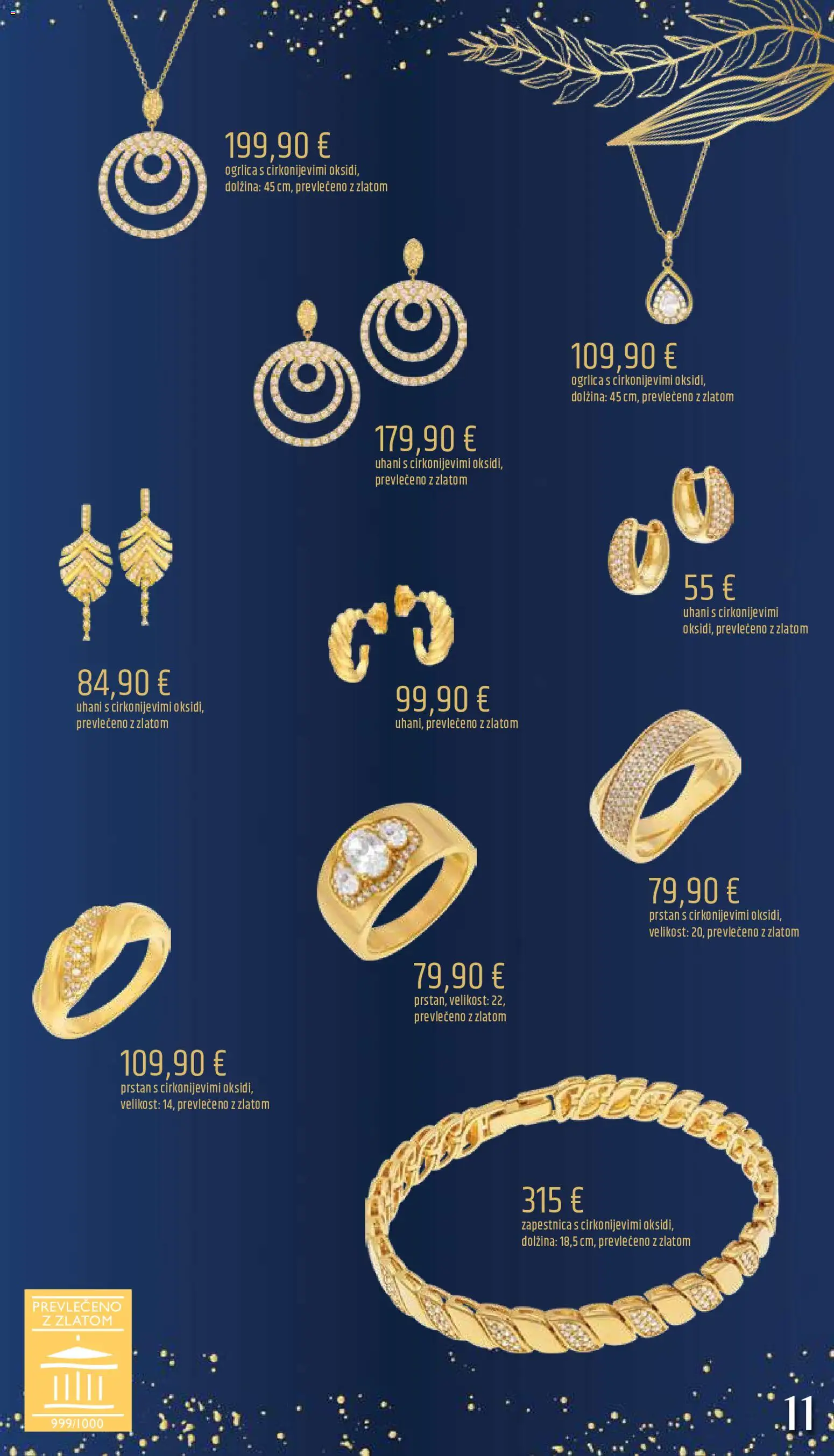 Novi E.leclerc katalog ponudbe – veljaven od 09.10.2026 | Stran: 11 | Izdelki: Zapestnica, Prstan, Uhani