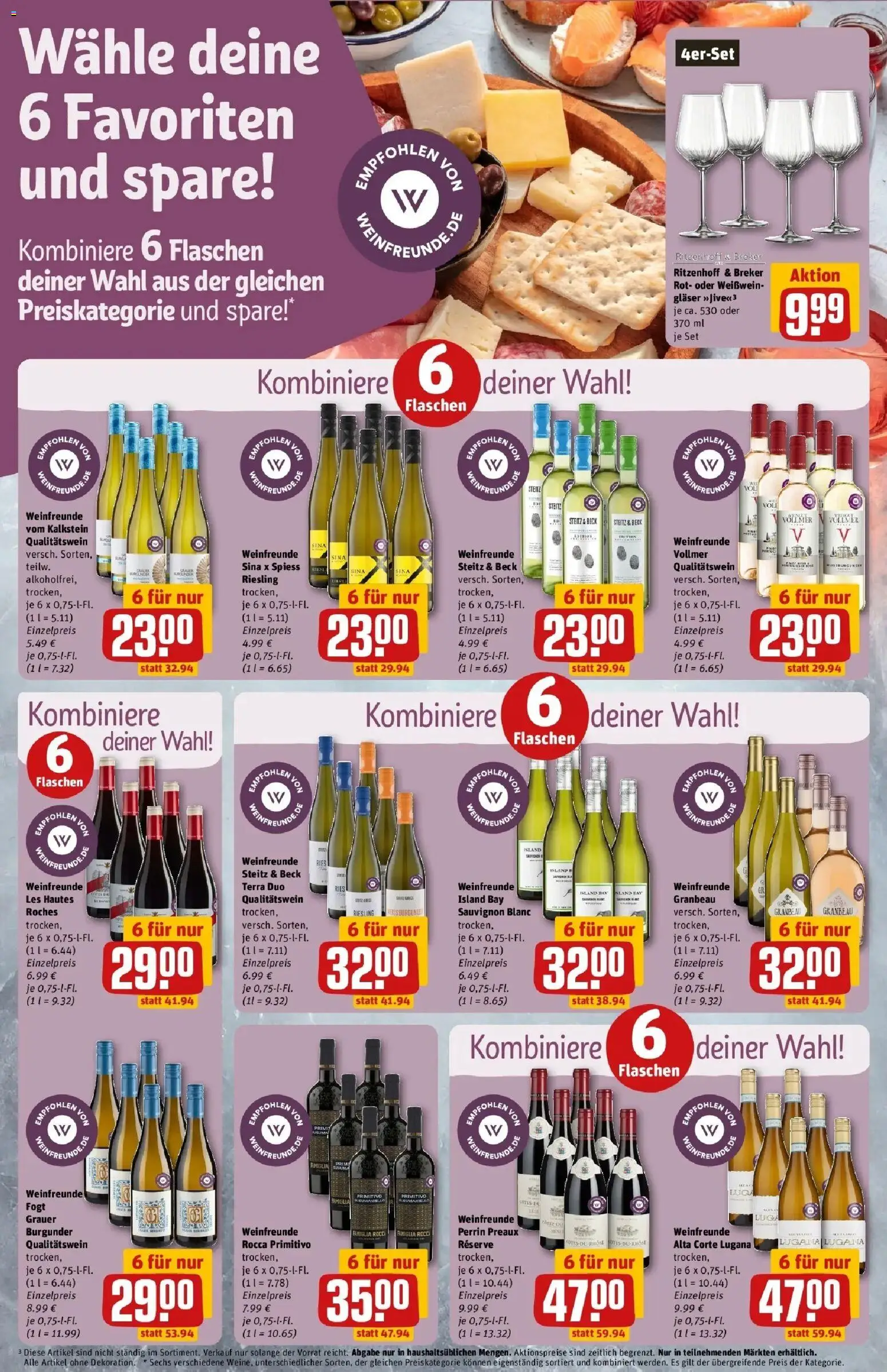 REWE Prospekt ab 12.10.2026 zum Blättern » Angebote | Seite: 16 | Produkte: Weißwein