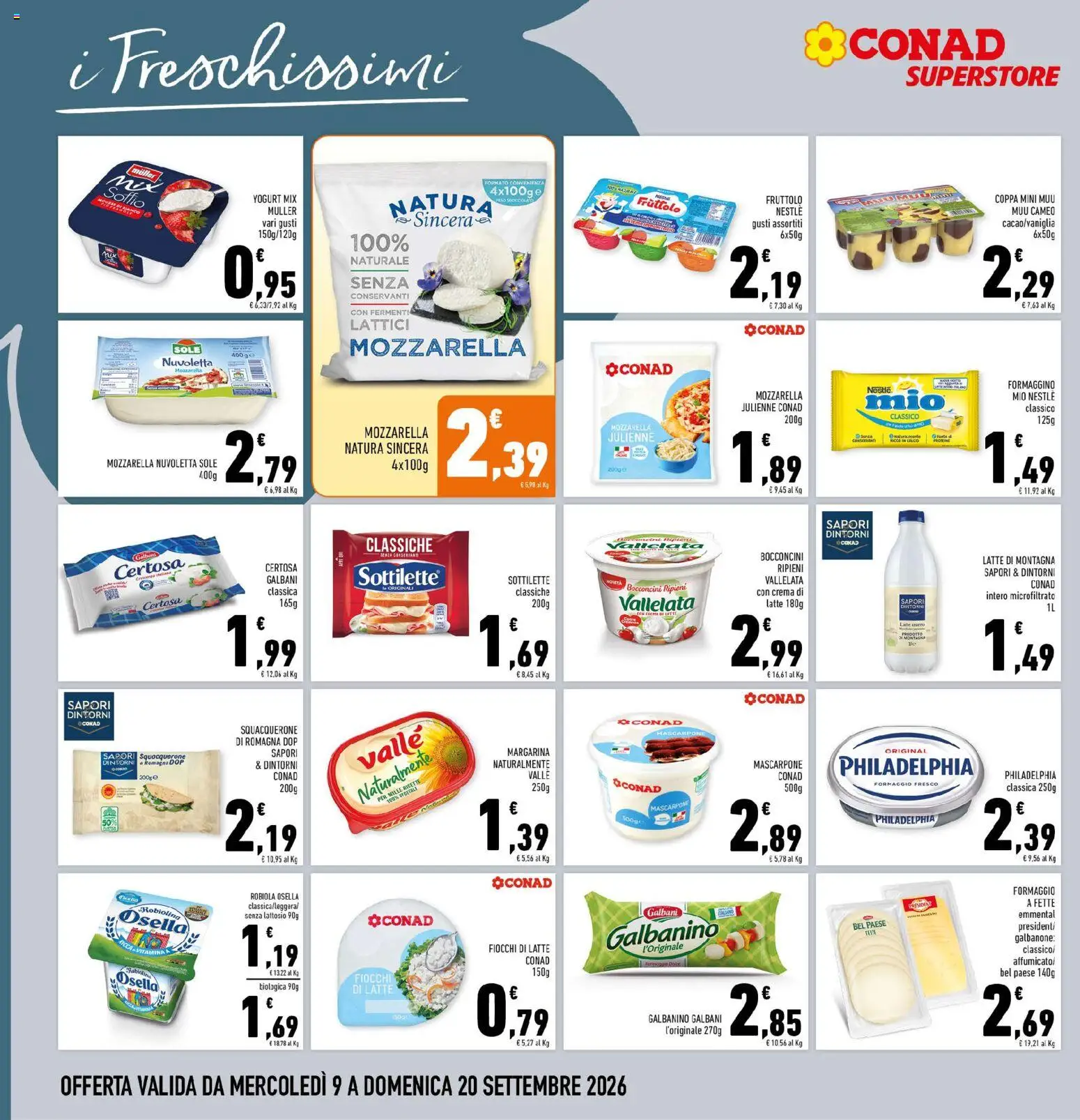Volantino Conad del 09/09/2026 | Pagina: 10
