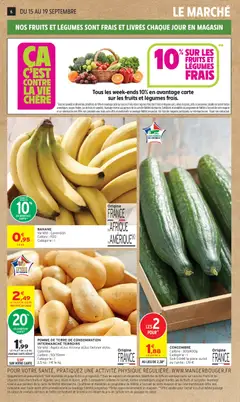 Intermarché - Prévisualisation de Intermarché - C'est notre anniversaire valide à partir de 15/09/2026 | Page: 6 | Produits: Concombre, Les fruits et légumes, Banane, Concombres