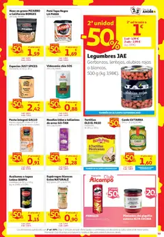 Vista previa Alcampo HG Unico válido desde el 24/09/2026 | Página: 13 | Productos: Aceitunas, Espárragos, Pasta, Especias