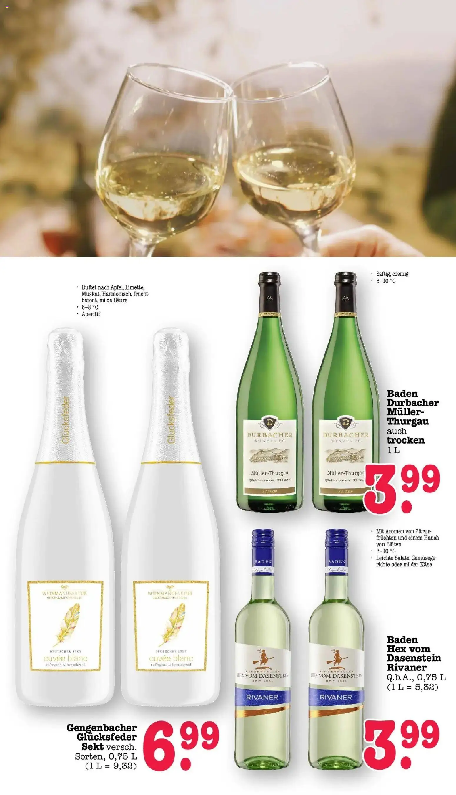 Edeka prospekt Bühlertal – gültig ab 22.06.2026 | Seite: 52 | Produkte: Käse, Sekt