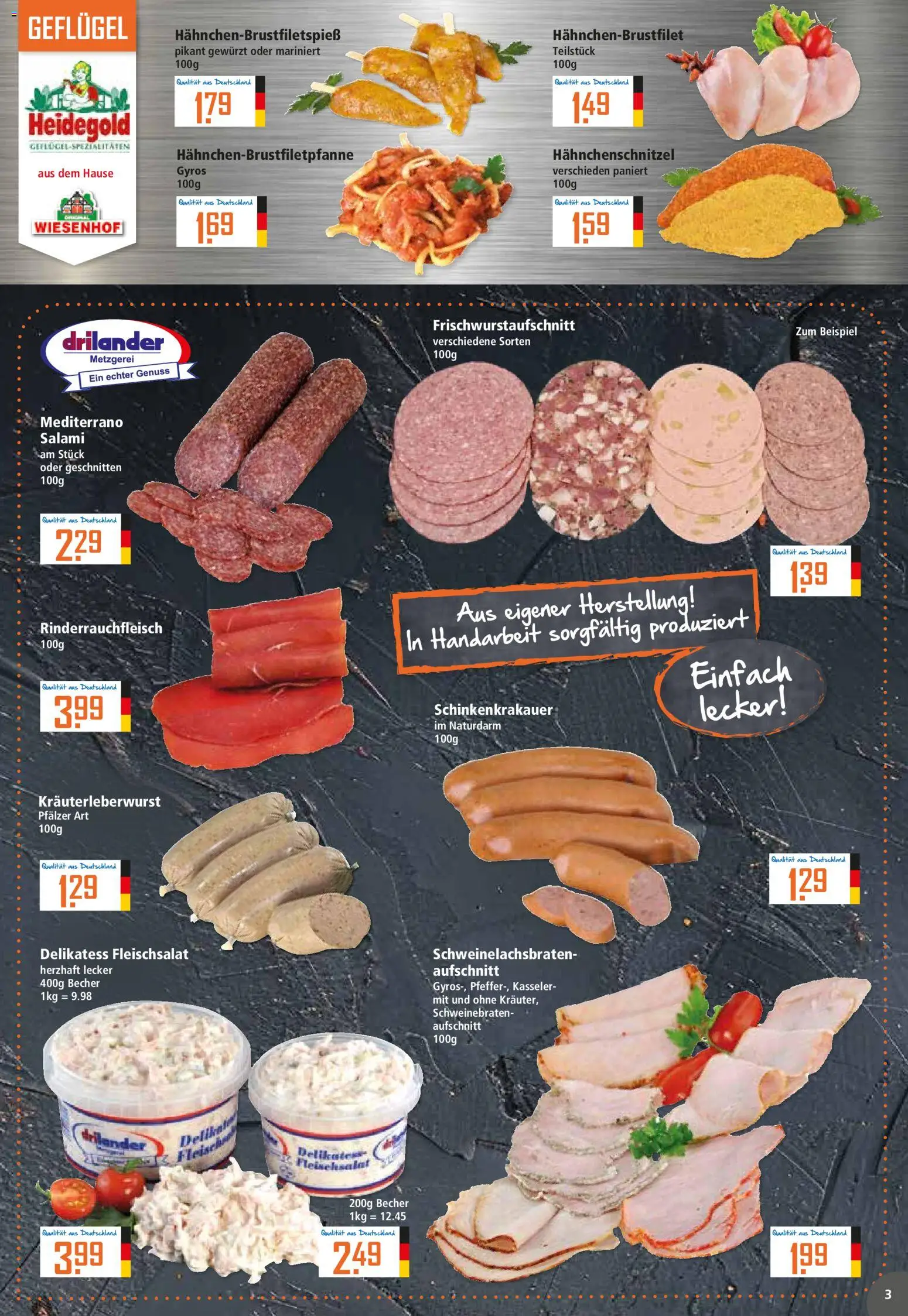 Klaas & Kock Prospekt – gültig ab 08.06.2026 | Seite: 3 | Produkte: Gyros, Salami
