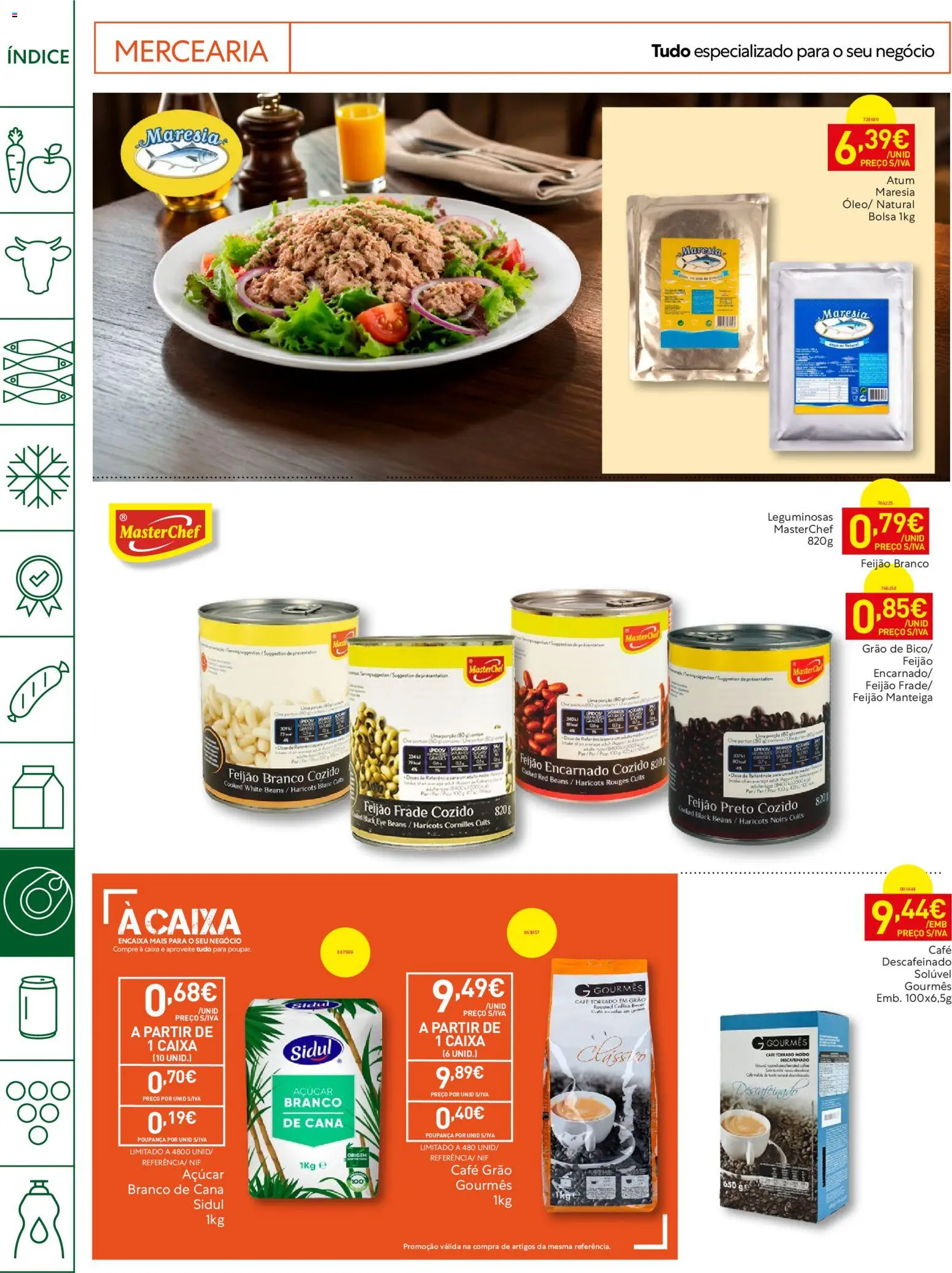 Recheio Horeca │ válido de 07/07/2026 | Página: 22 | Produtos: Atum, Bolsa, Café, Açúcar