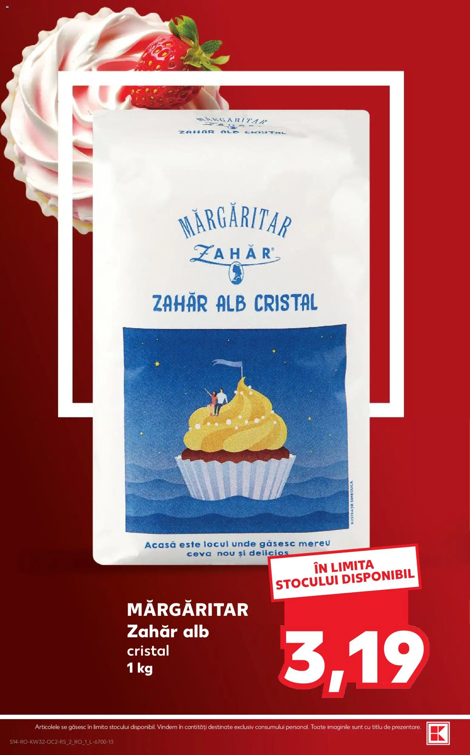 Noul catalog Kaufland – valabil de la 05.08.2026 | Pagină: 14 | Produse: Zahăr