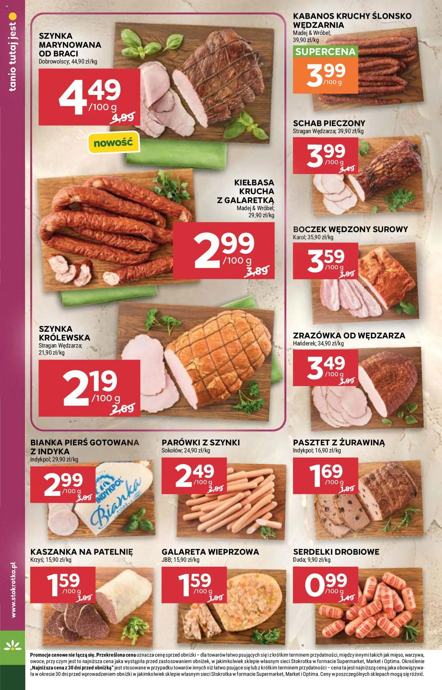Stokrotka gazetka - Market od 08.10.2026 | Strona: 10 | Produkty: Stokrotka, Boczek wędzony, Patelnie, Boczek