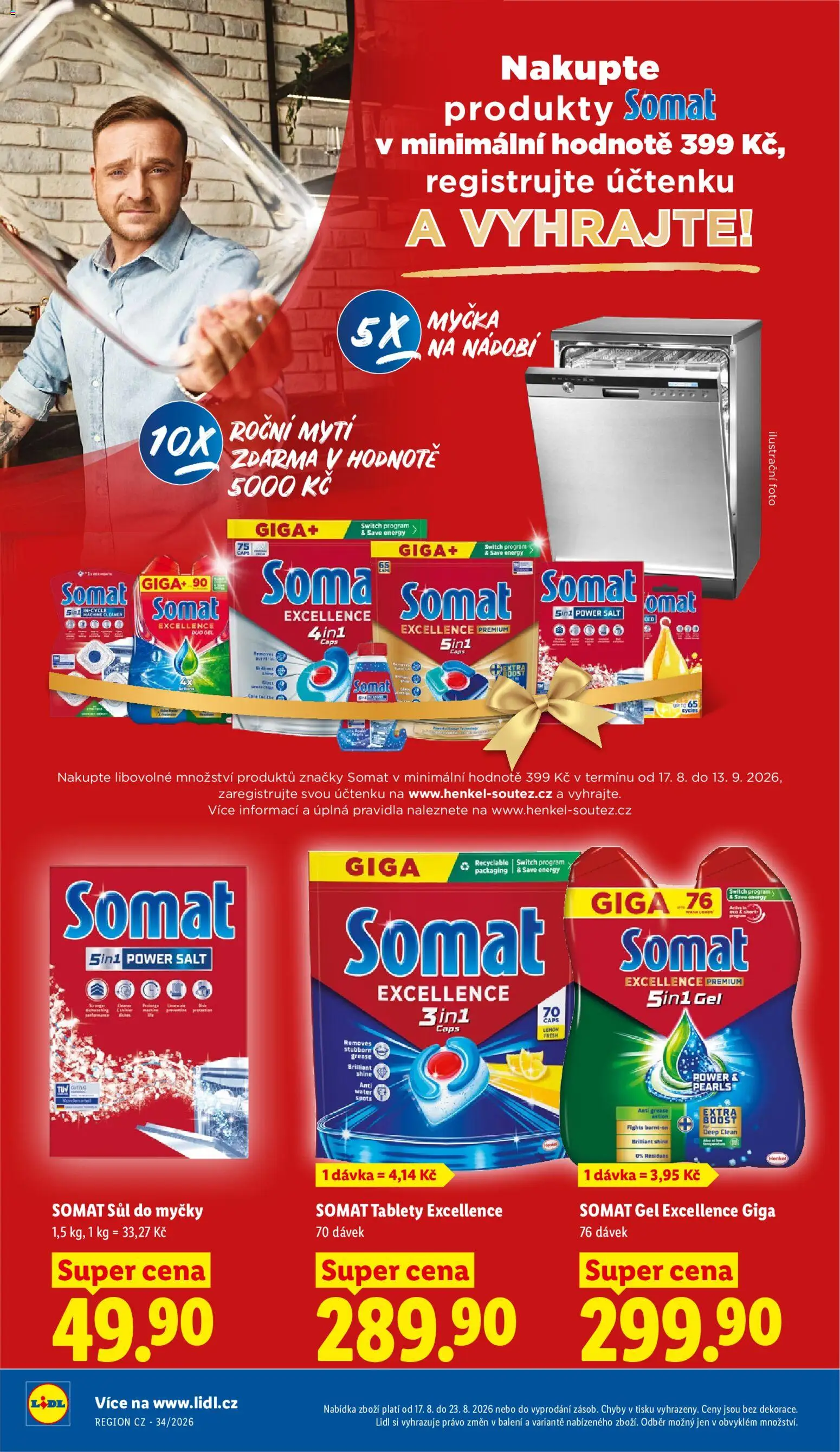 Lidl leták od 20.08.2026 | Strana: 29 | Produkty: Nádobí, Myčka, Sůl do myčky, Sůl