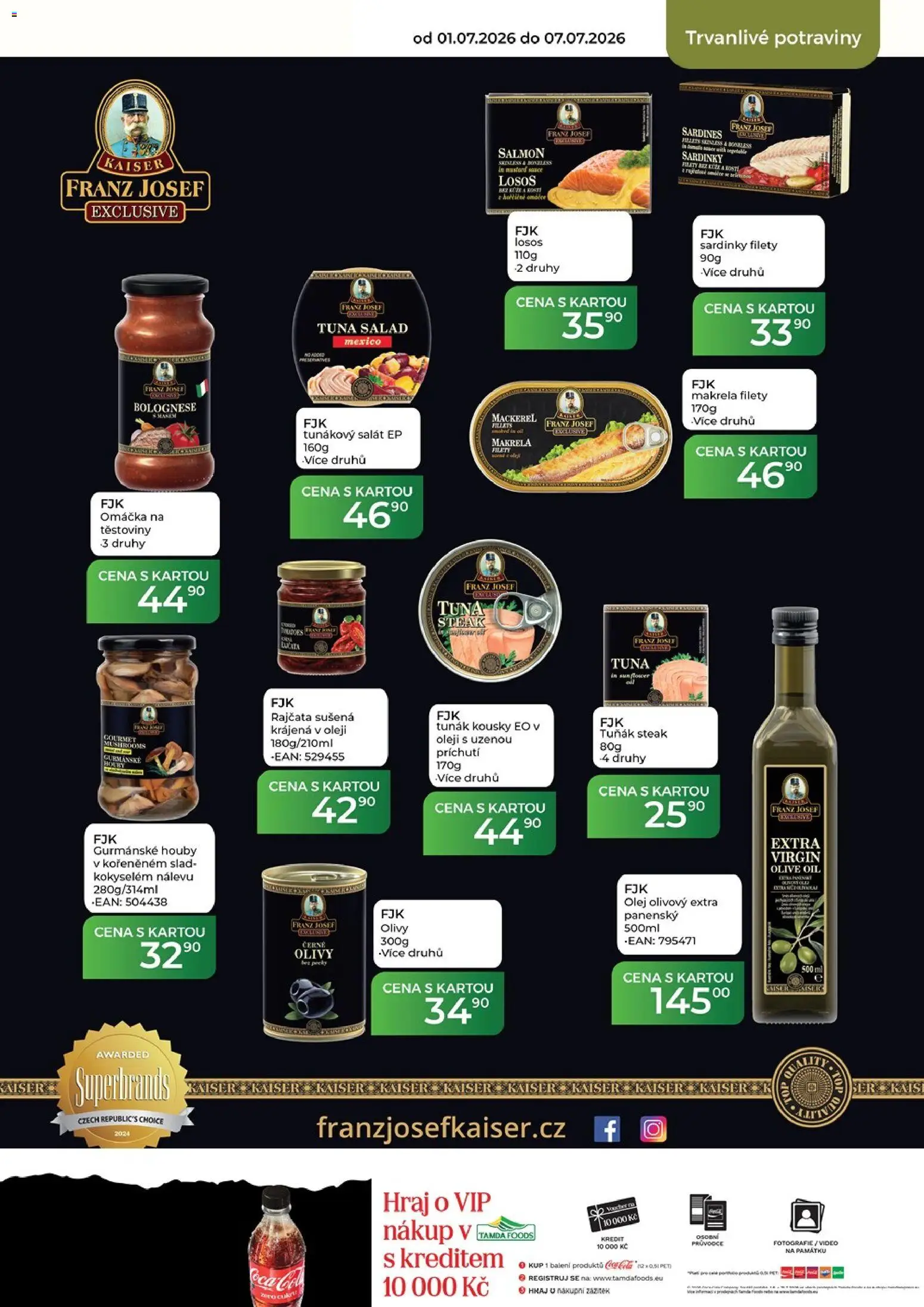 Tamda Foods leták od 01.07.2026 | Strana: 44 | Produkty: Tuňák, Gourmet, Salát, Potraviny